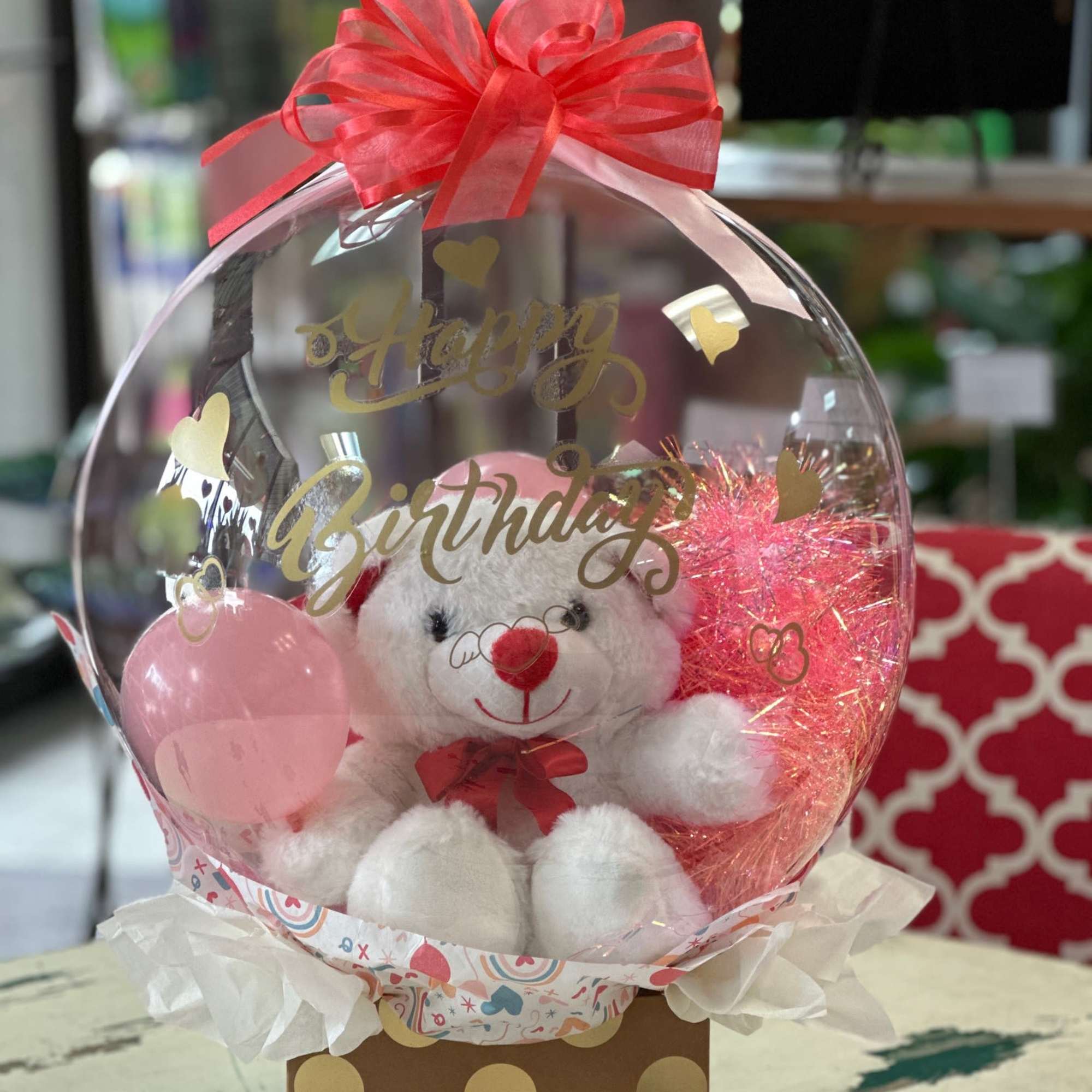 Make their birthday extra special with this adorable and unique balloon gift.