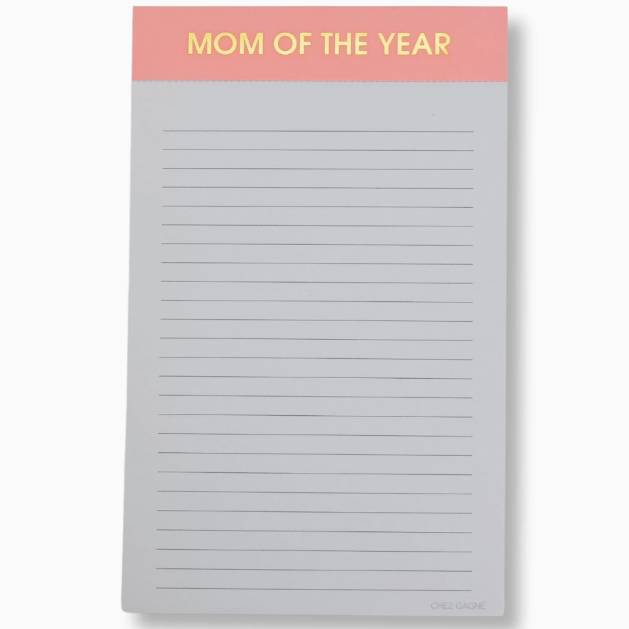The Mom Of The Year Notepad is for the multitasking superheroes who