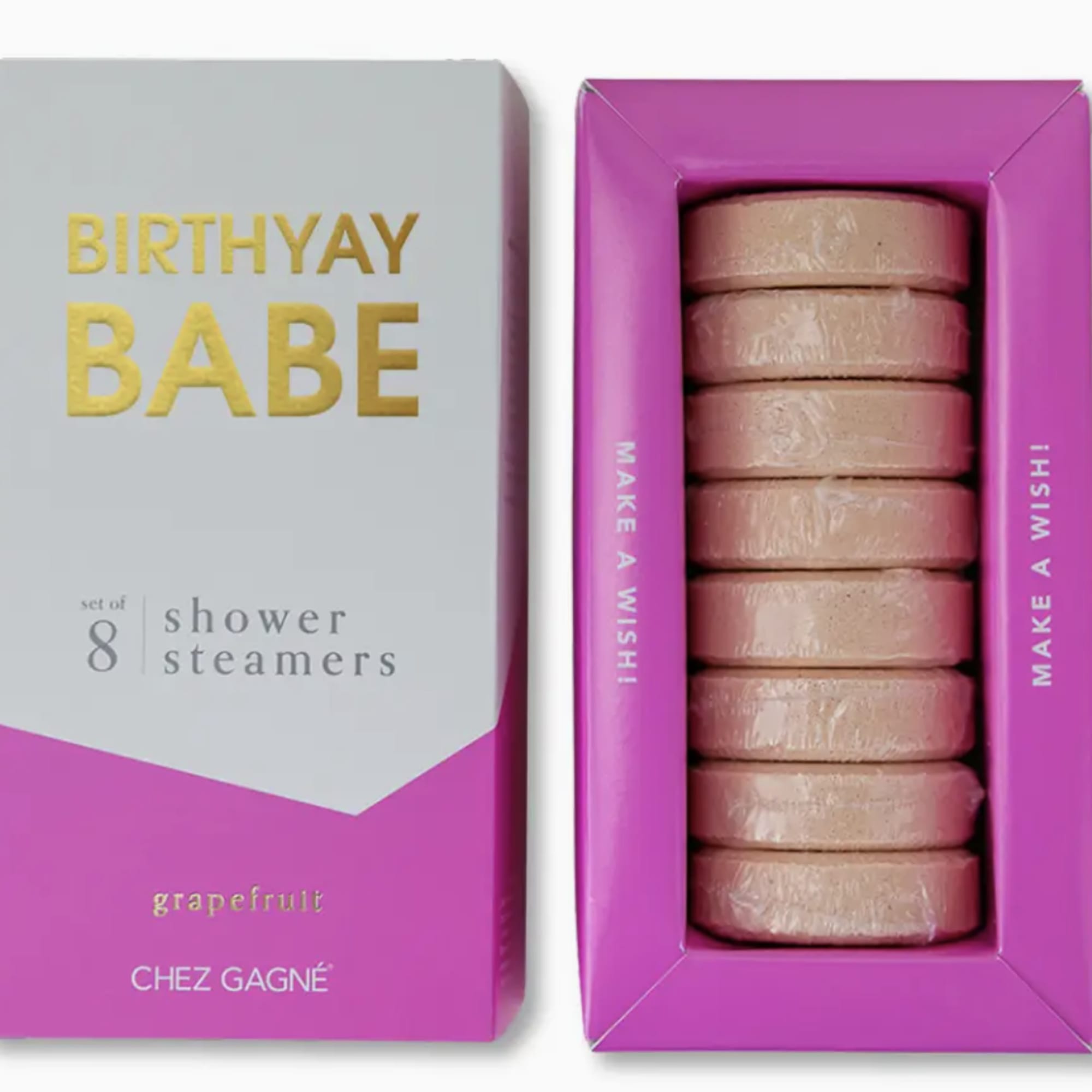 The Birthyay Babe Grapefruit Shower Steamers are your new birthday week (or