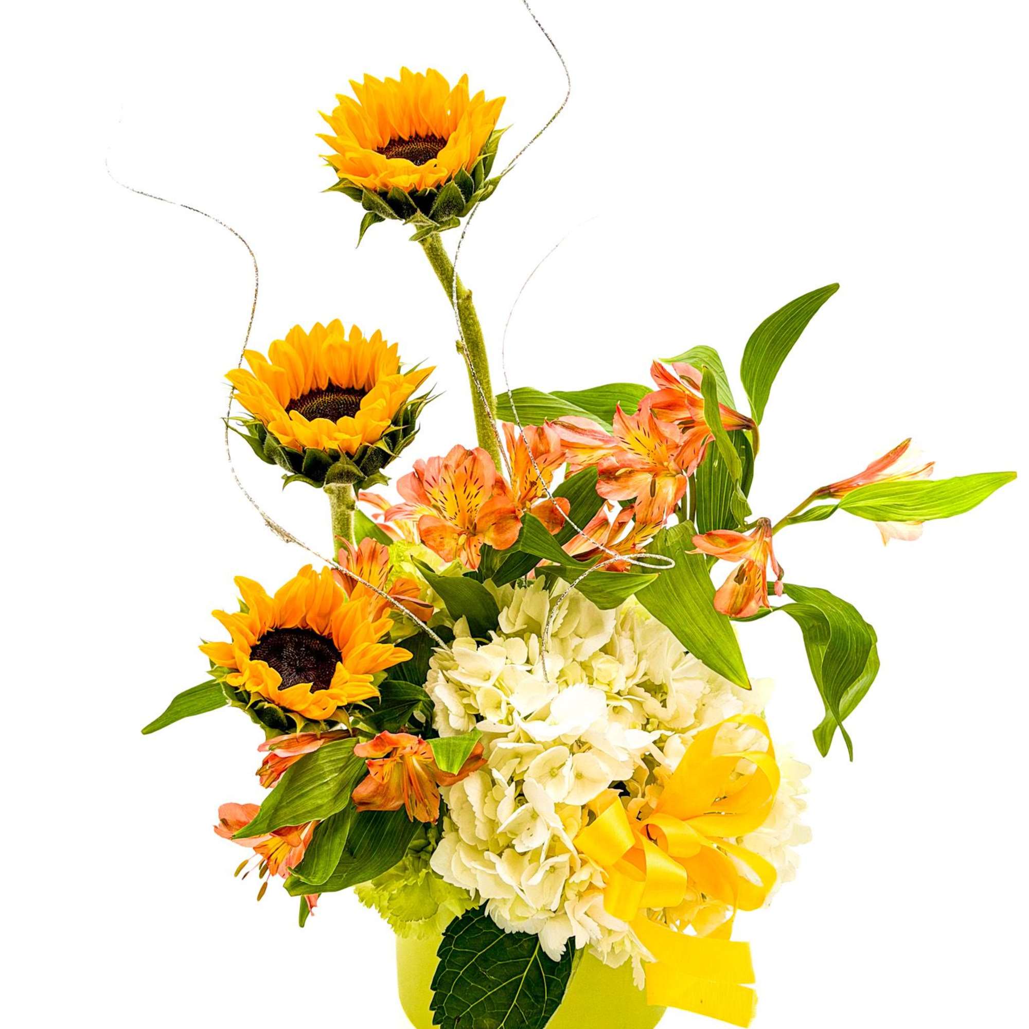 Sunshine and Grace is a cheerful arrangement that brings warmth and elegance, photo 2 of 2