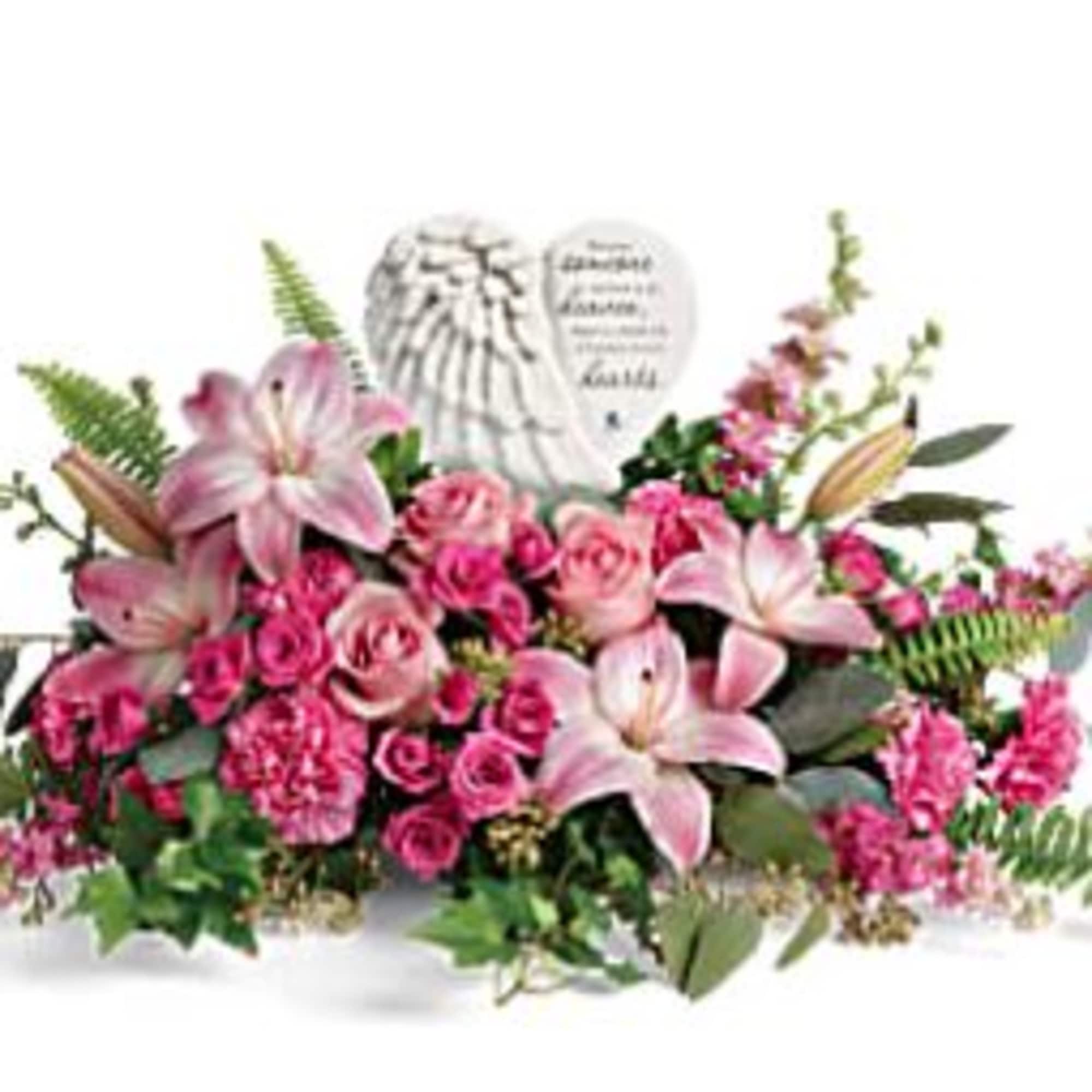 A heartfelt celebration of a truly special life, this magnificent bouquet of