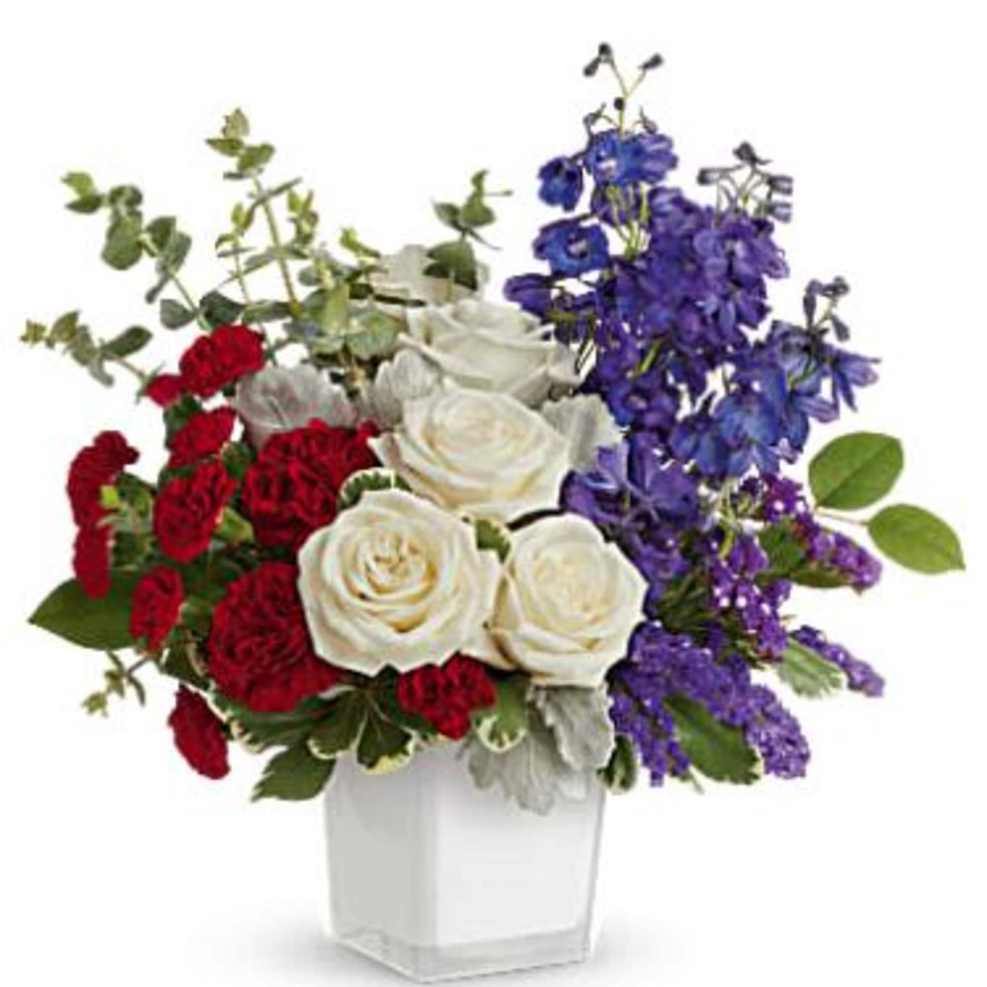 Red, white and YOU! Make them feel truly appreciated with this playful