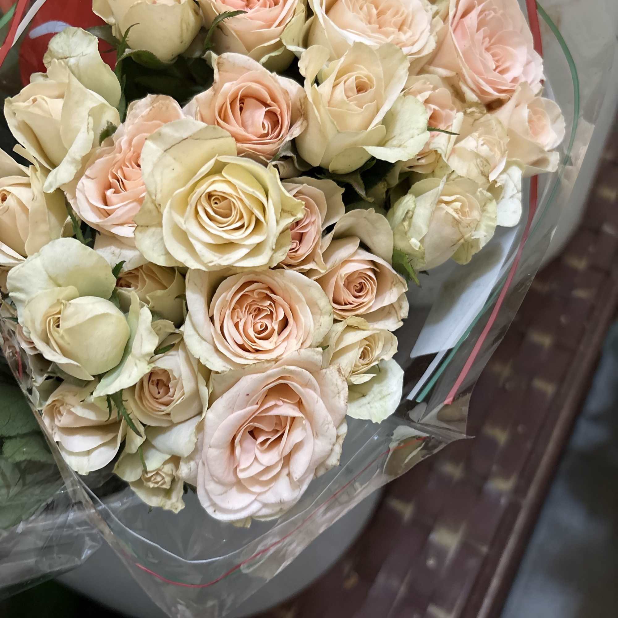 Spray roses with Wax Flower Filler or Babies Breath
Spray Roses available: pink, photo 2 of 4