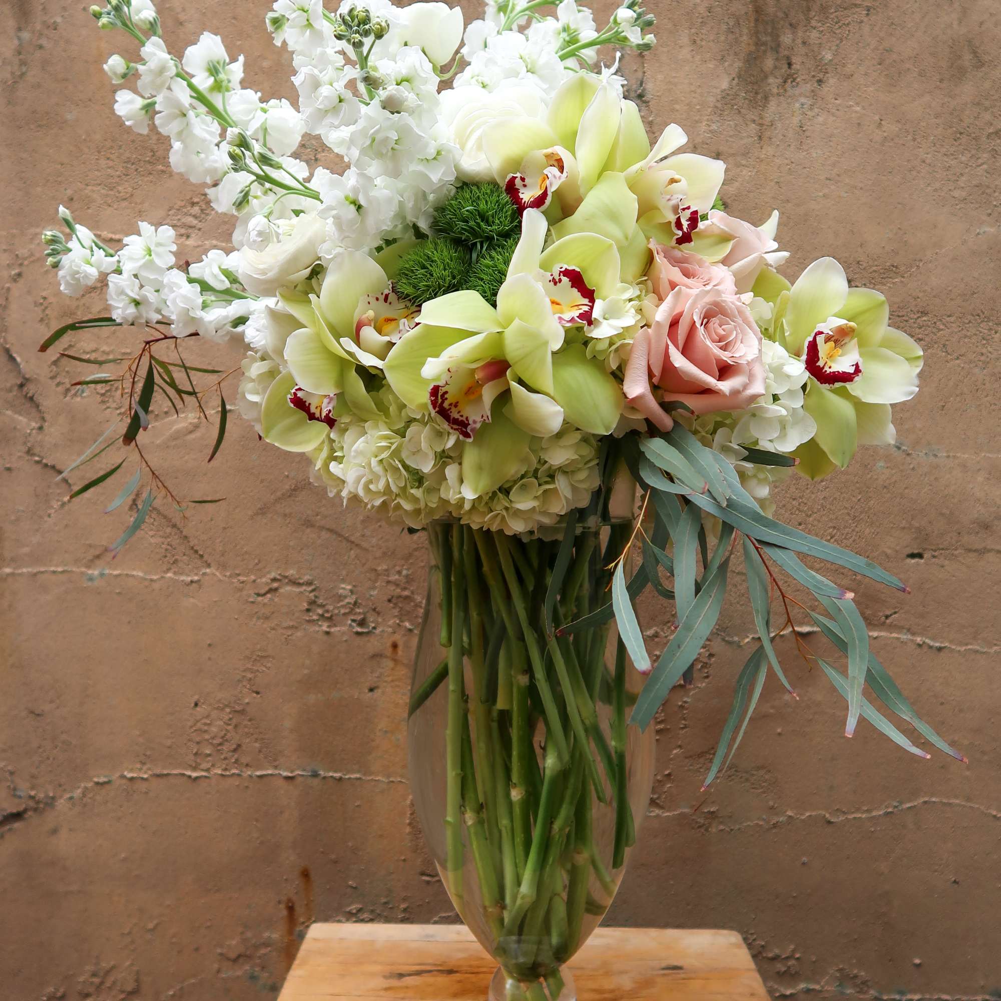 Mother&rsquo;s Day 2021 Exclusive Collection. Champagne is a tall glamours arrangement featuring