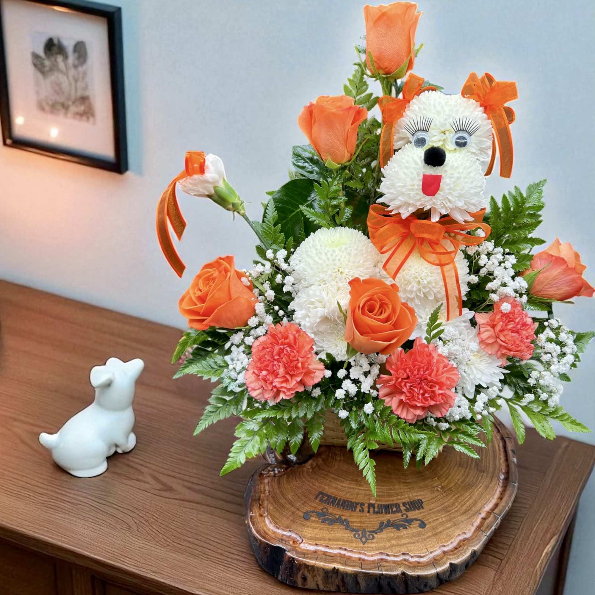  Adorable Floral Puppy Arrangement 

Bring a smile to someone&rsquo;s face with, photo 3 of 3