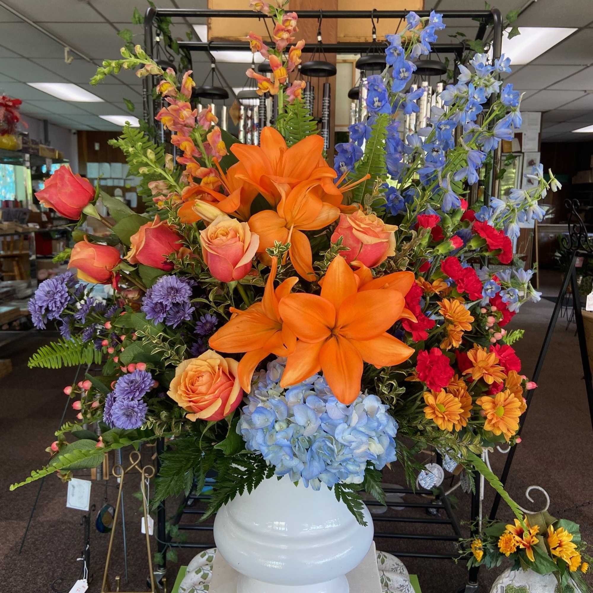 Celebrate a special life with the vibrant colors of the sunset. The