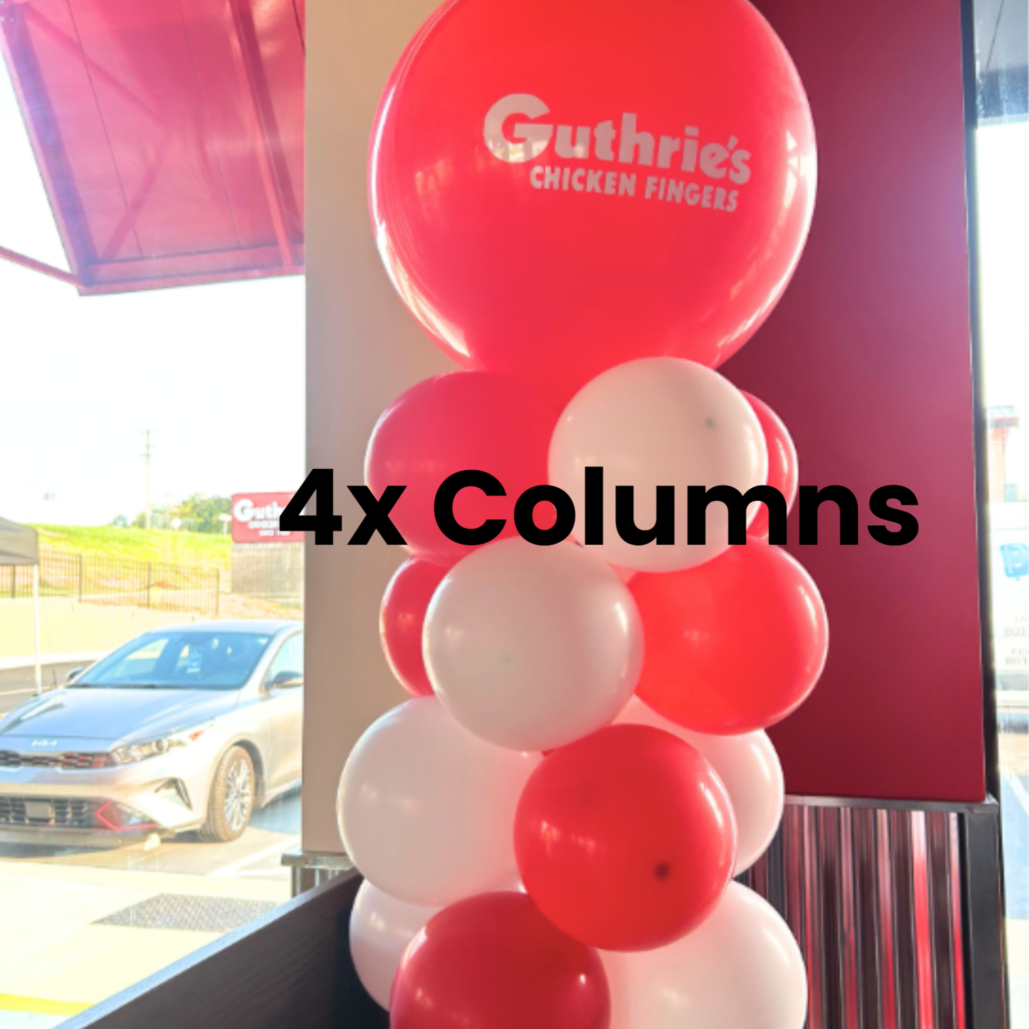 Grand openings call for a statement! 
Can be customized with any colors.