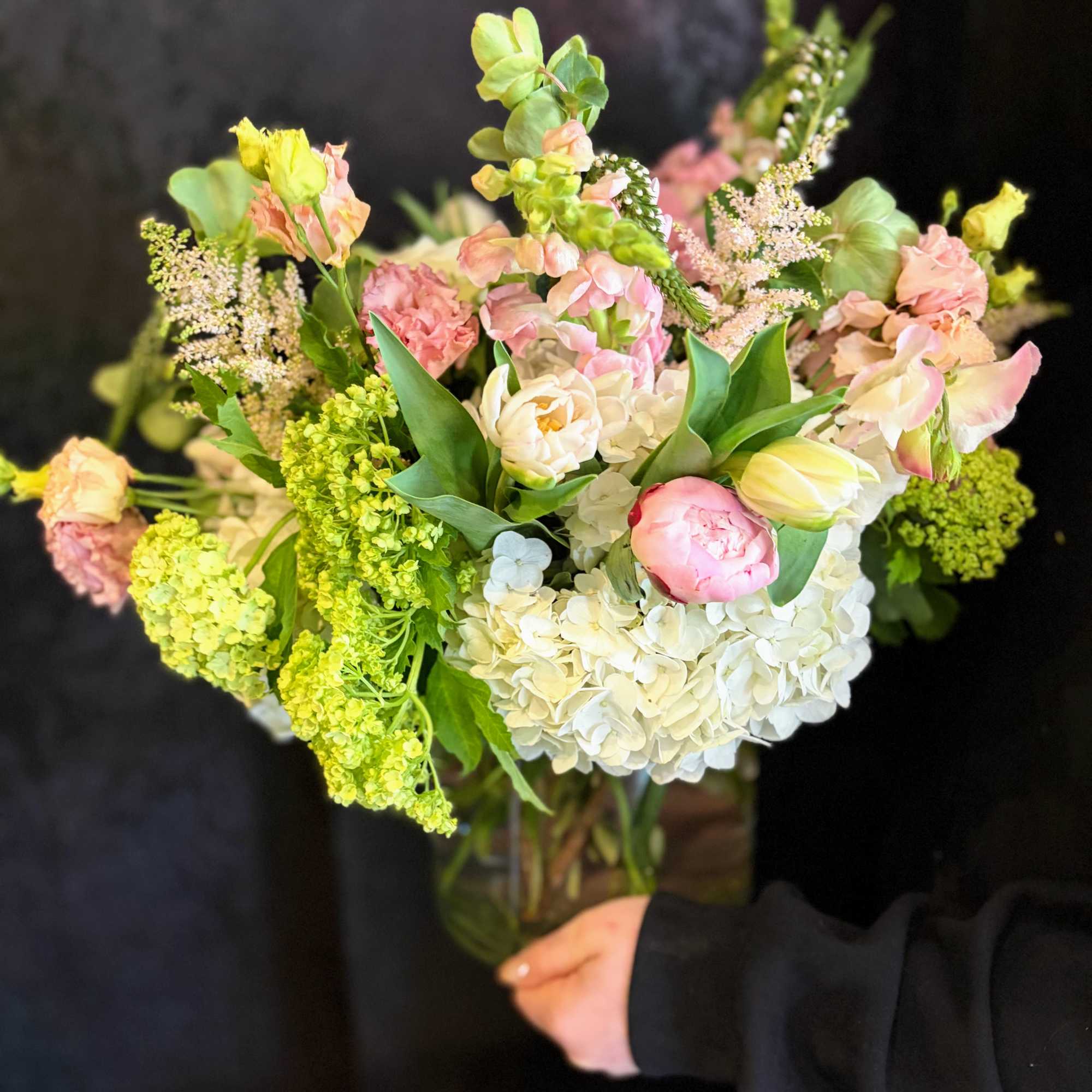 Bespoke selection of elegant and soft seasonal materials create a delicate expression