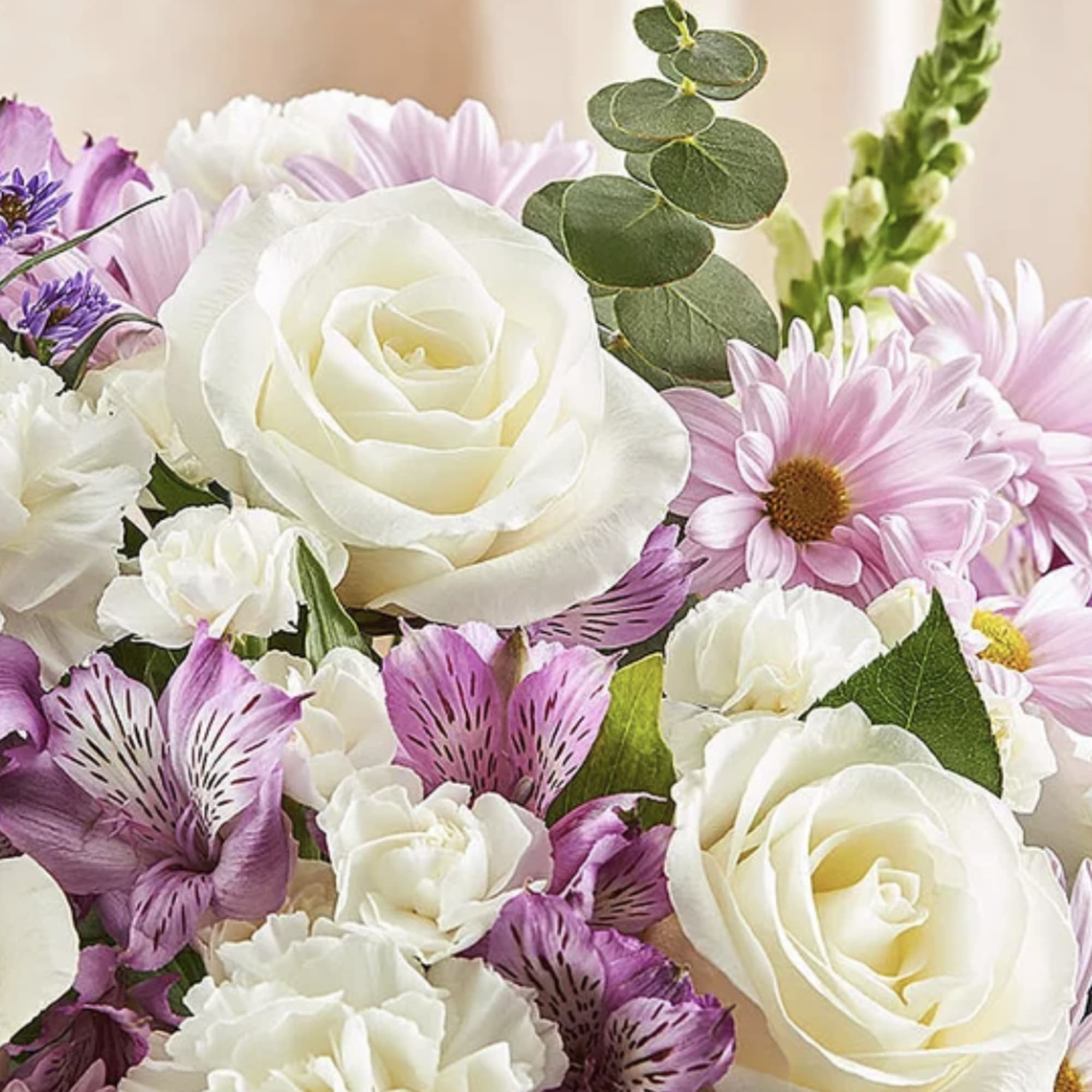 A soft and elegant bouquet designed in delicate shades of blush pink, photo 2 of 2
