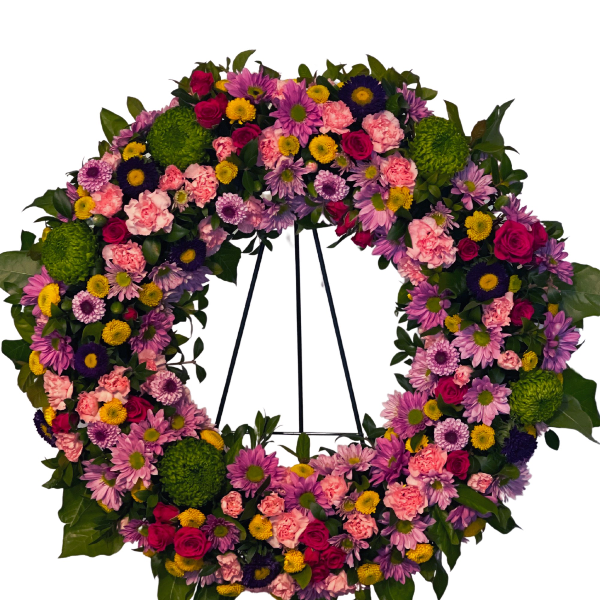 Our Reflections Tribute standing spray is a beautiful way to honor the