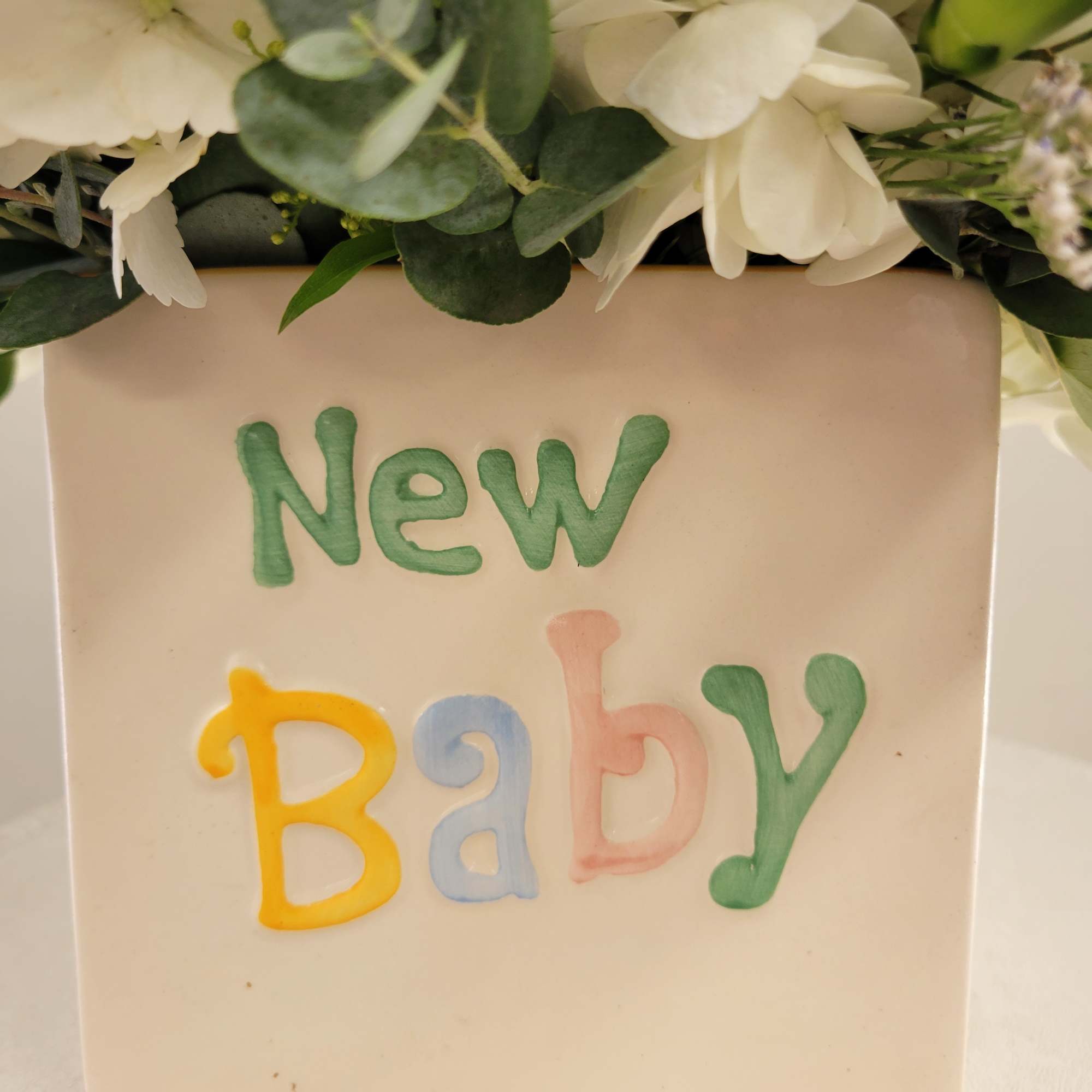 The perfect arrangement to send to your loved one for welcoming their