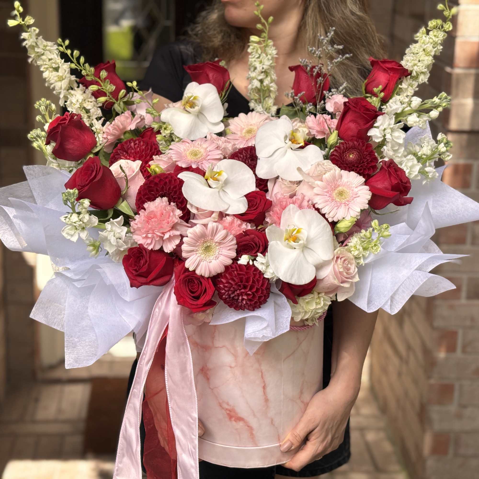 Make someone's day extra special with the Antolina Floral Box! This vibrant, photo 2 of 3
