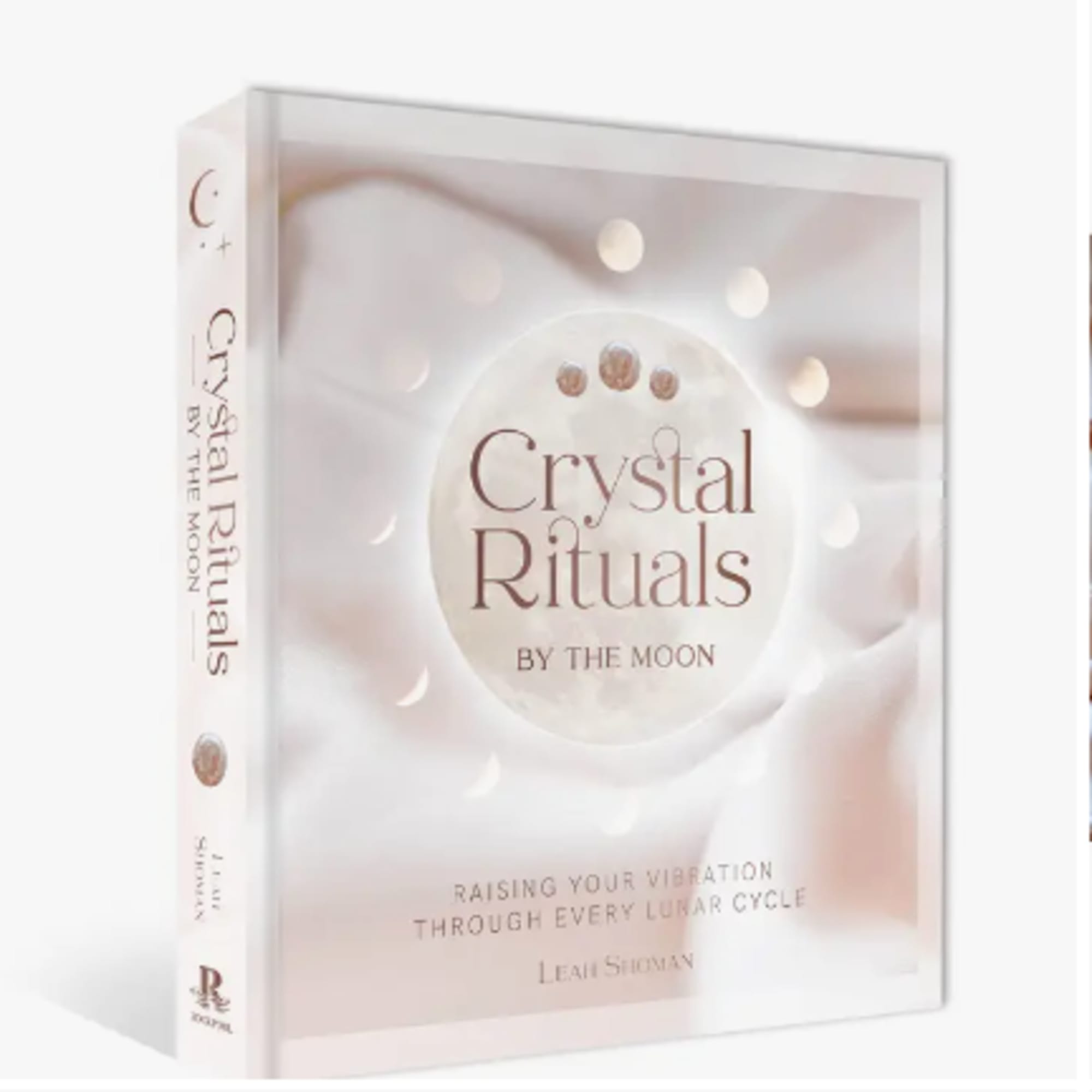 A boxed book titled Crystal Rituals by the Moon