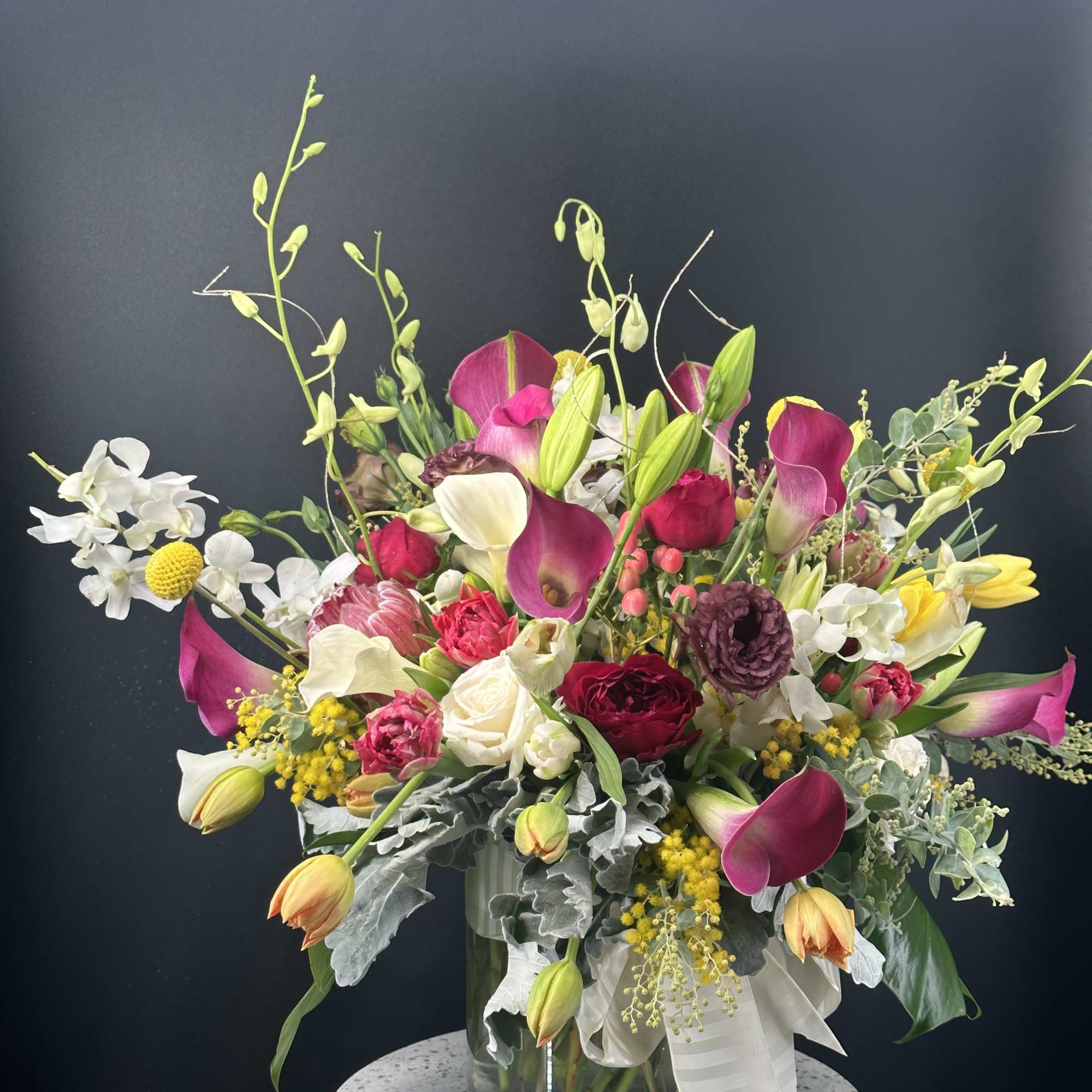 An exquisite ,one - of -a -kind floral arrangement designed for those, photo 2 of 8