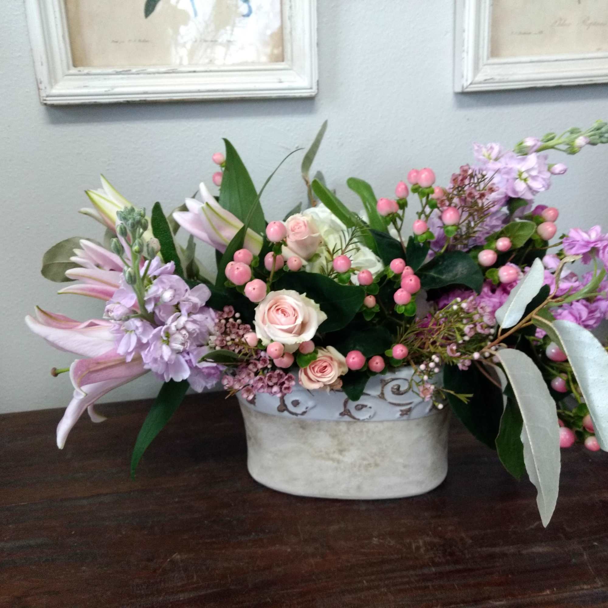 A Sophisticated Blend of Soft Pastels for Any Occasion
The "Pink Elegance" arrangement, photo 4 of 4