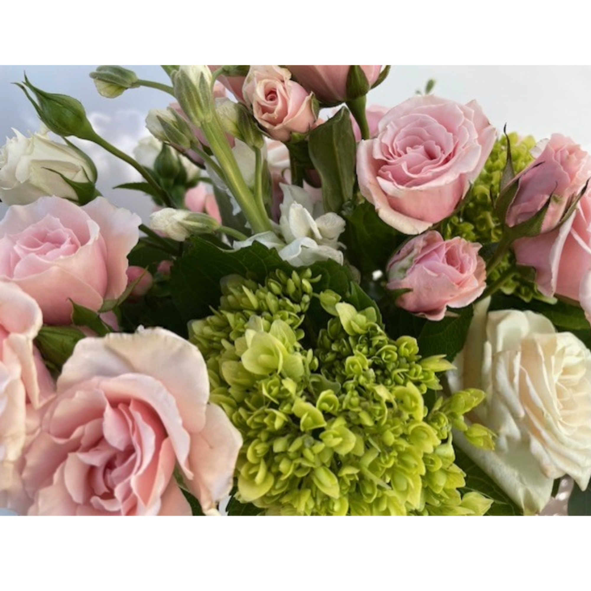 A Sophisticated Blend of Soft Pastels for Any Occasion
The "Pink Elegance" arrangement, photo 2 of 4