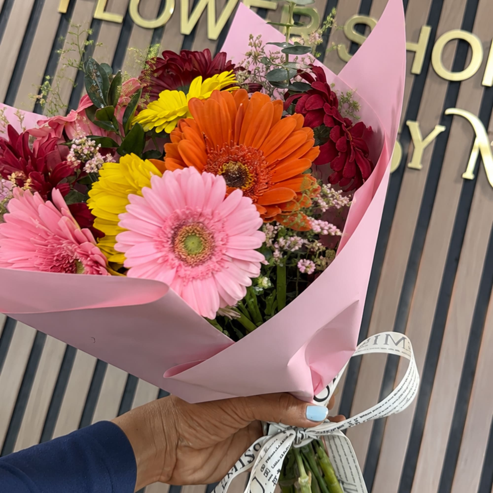 A lively burst of color made to make someone smile - this