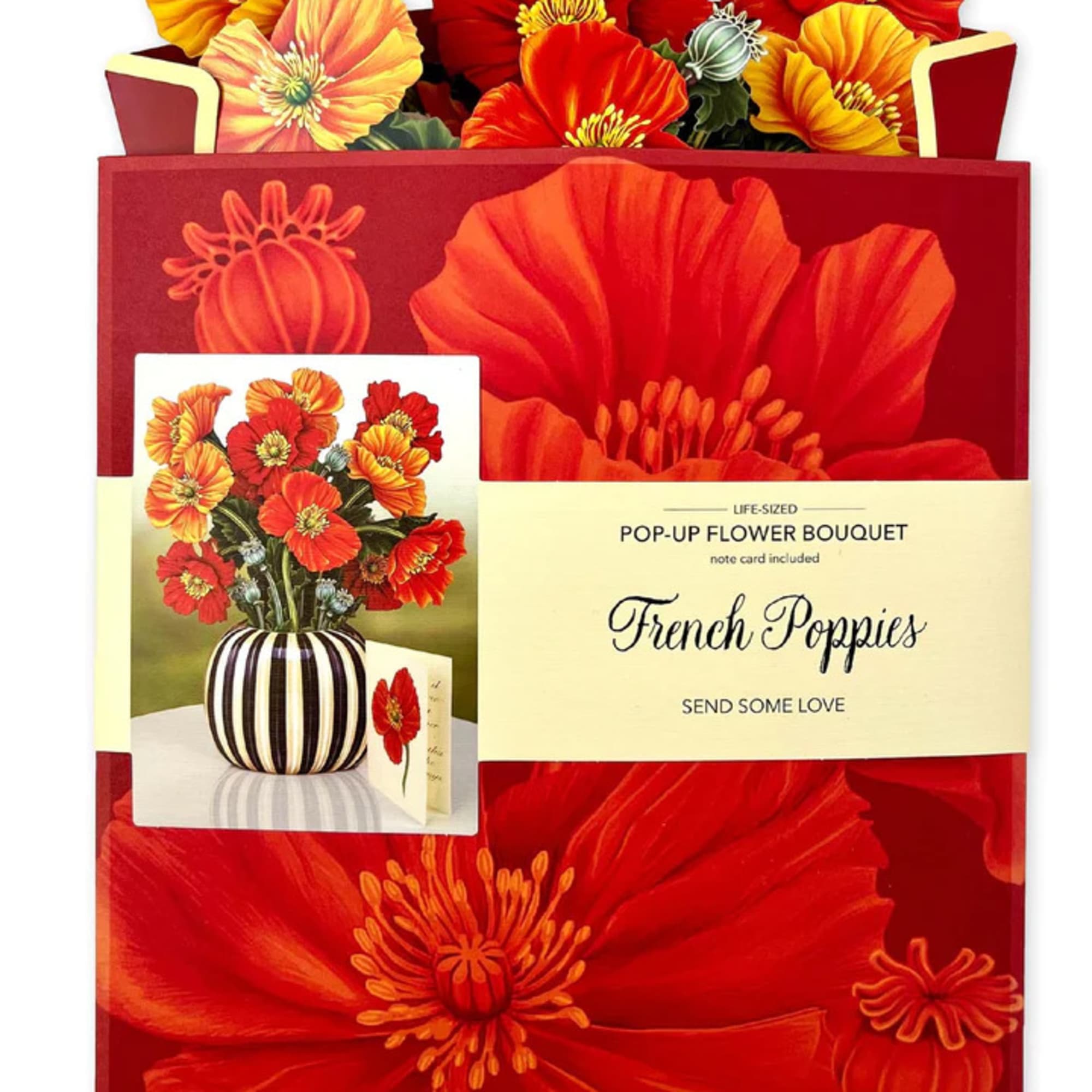 Stunning paper floral bouquet pops open and brings color to any room., photo 2 of 3
