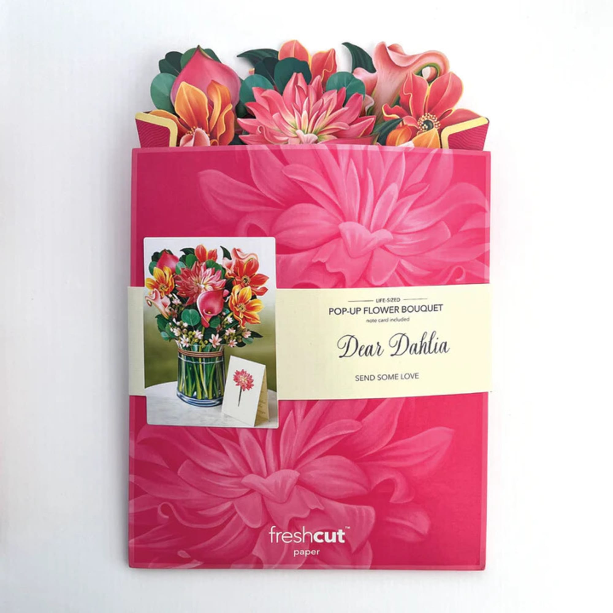 Stunning paper floral bouquet pops open and brings color to any room., photo 2 of 3