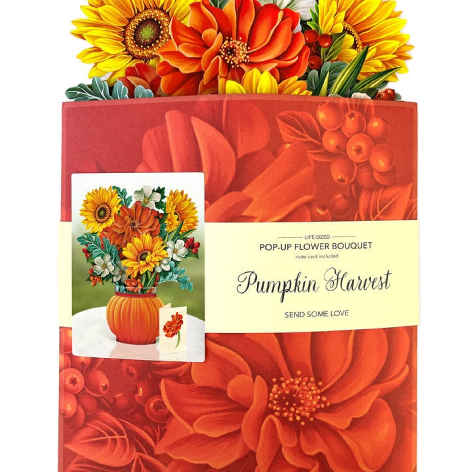 Stunning paper floral bouquet pops open and brings color to any room., photo 2 of 2