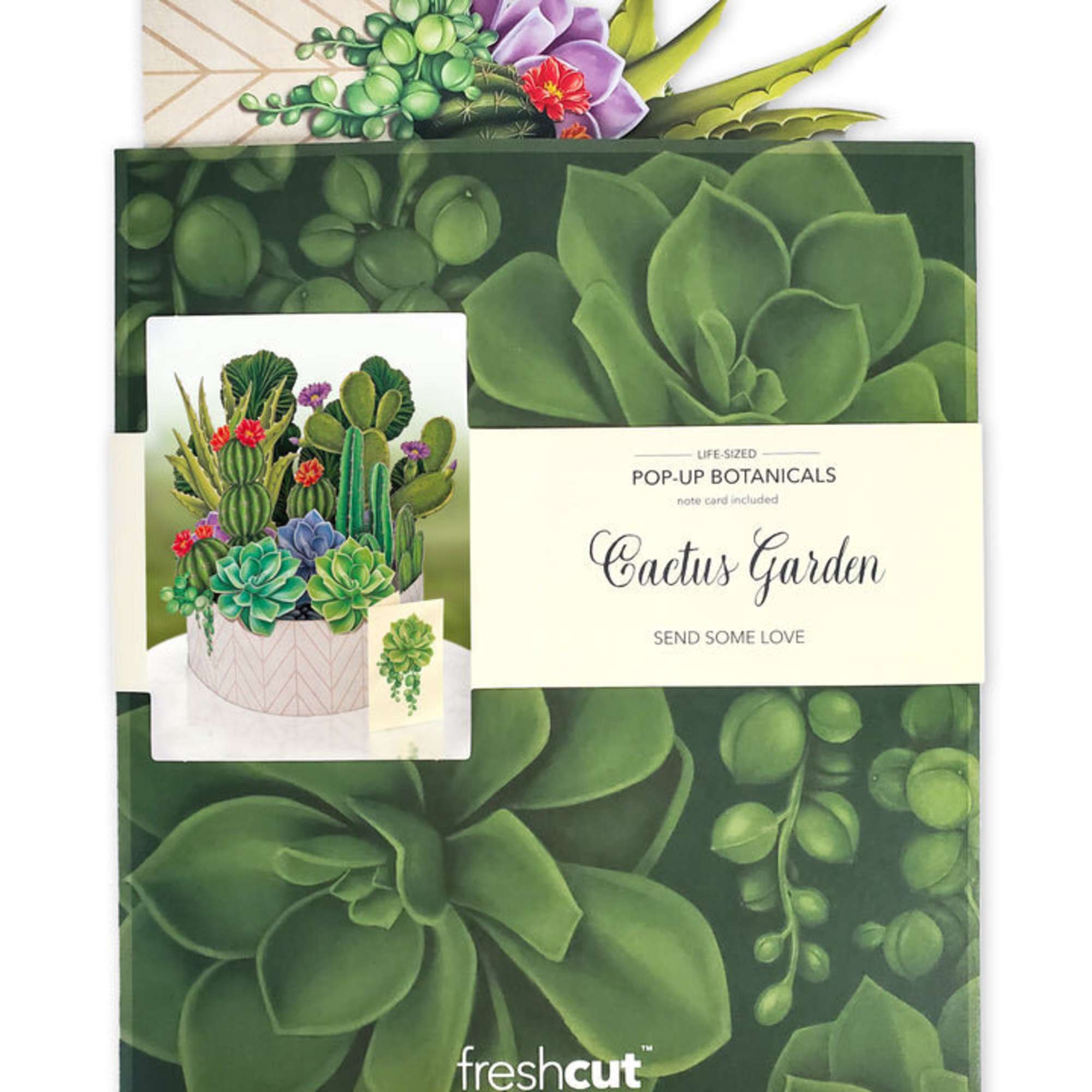 Stunning paper floral bouquet pops open and brings color to any room.