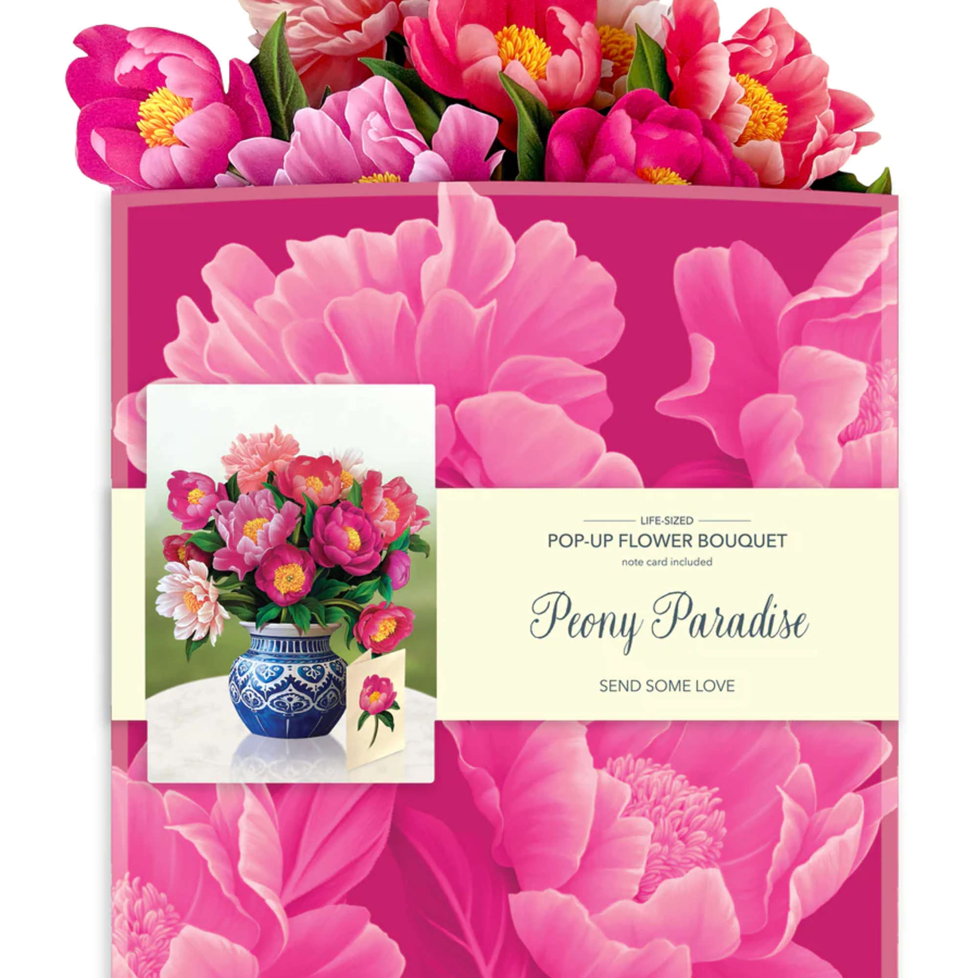 Stunning paper floral bouquet pops open and brings color to any room., photo 2 of 3