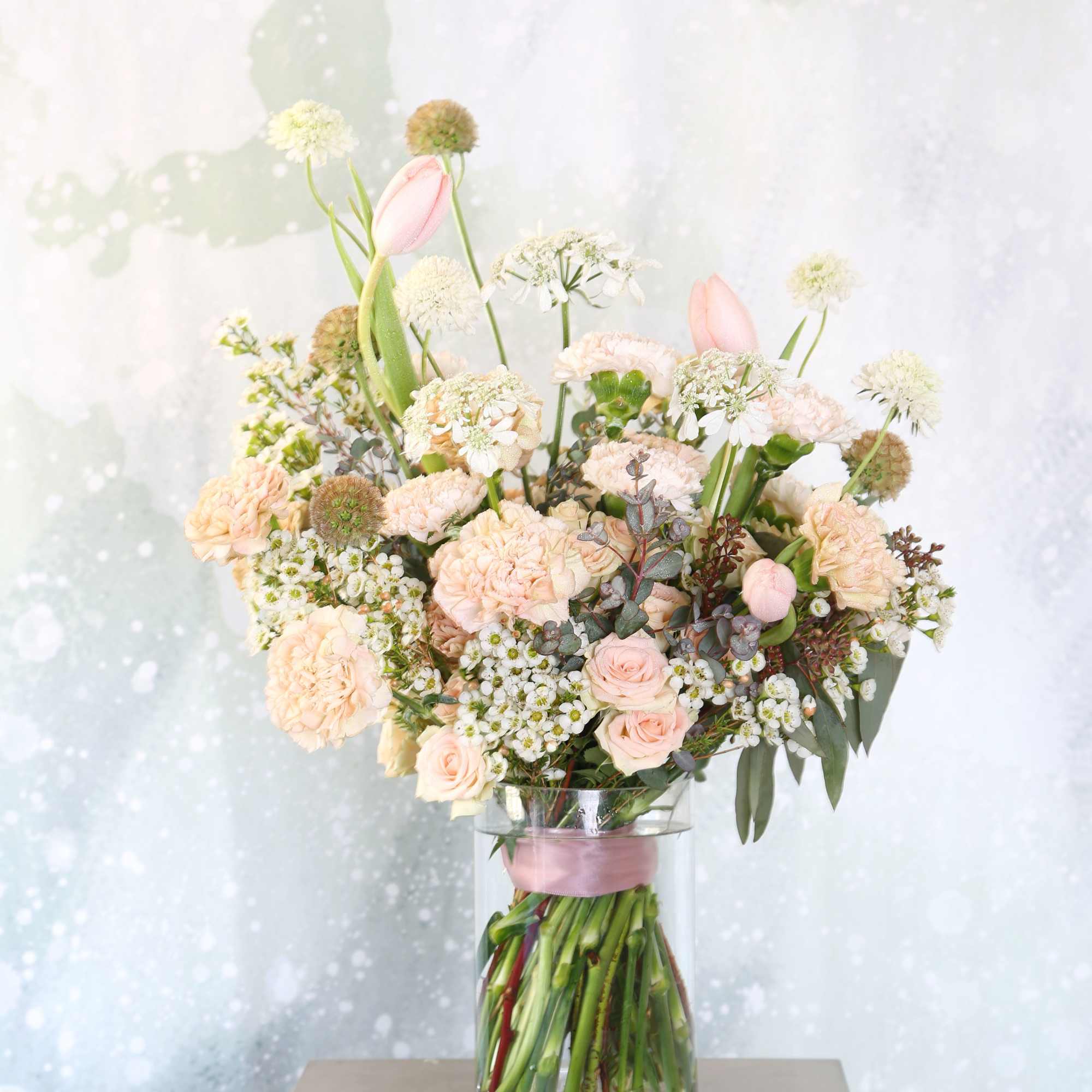 A soft blush, sand color way which express a very gentle lovely, photo 2 of 4