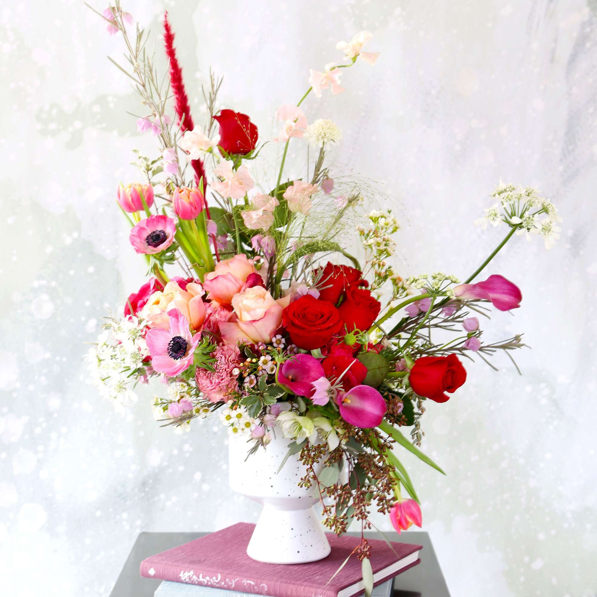 A unique stylish Ombre color arrangement creates on the special Raspberry red, photo 3 of 7