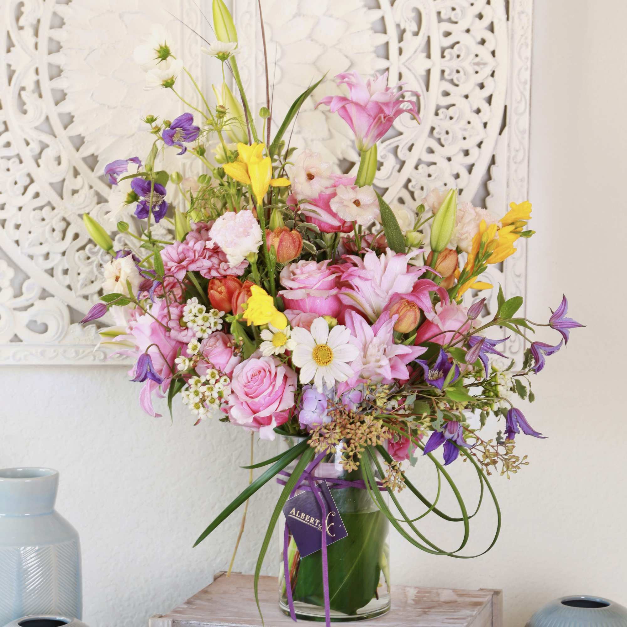 Experience the enchanting allure of our "Blossom Bliss" arrangement, a celebration of, photo 3 of 5