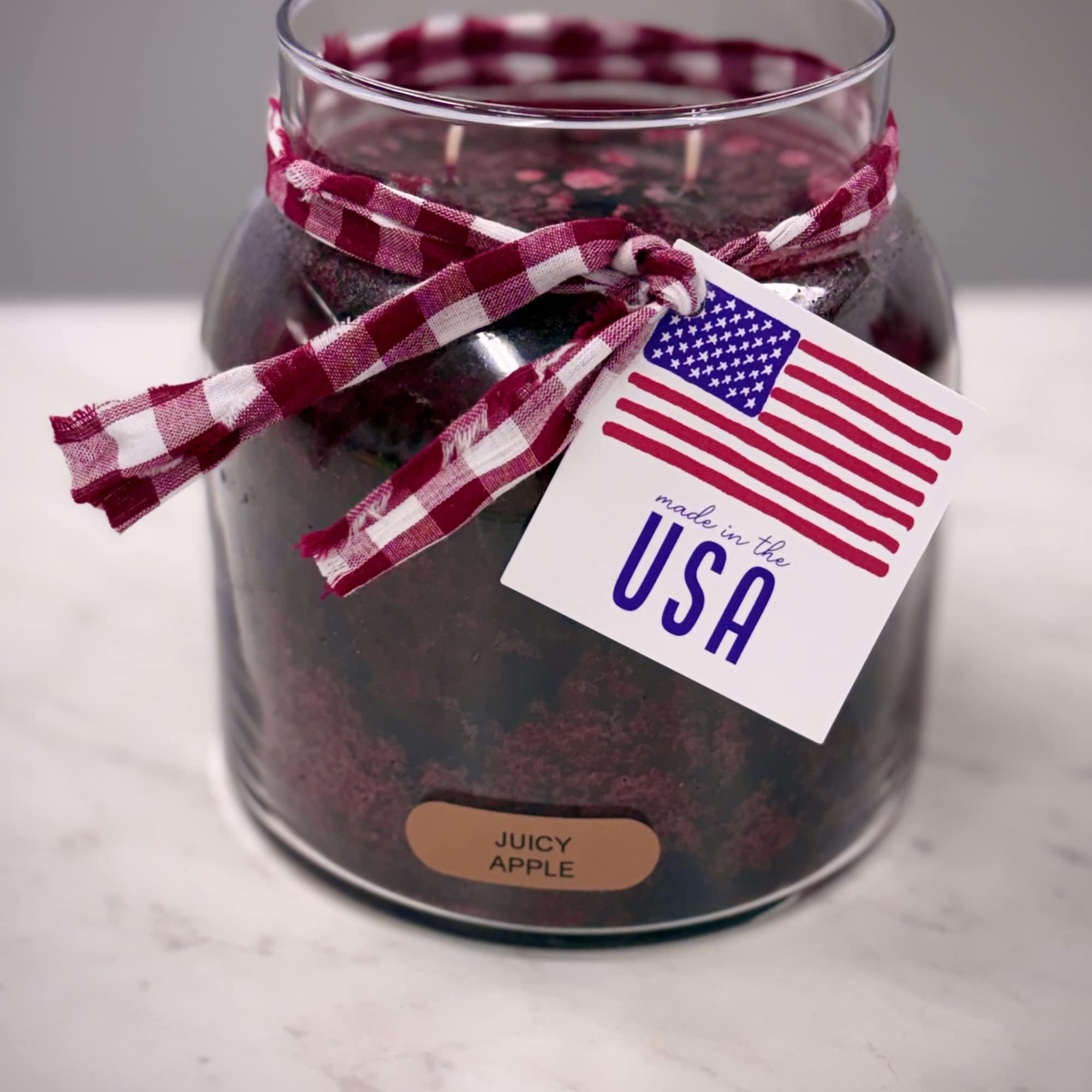 34 oz Jar Candle: burns for approx. 155 hours. 
Cheerful Giver "Keepers