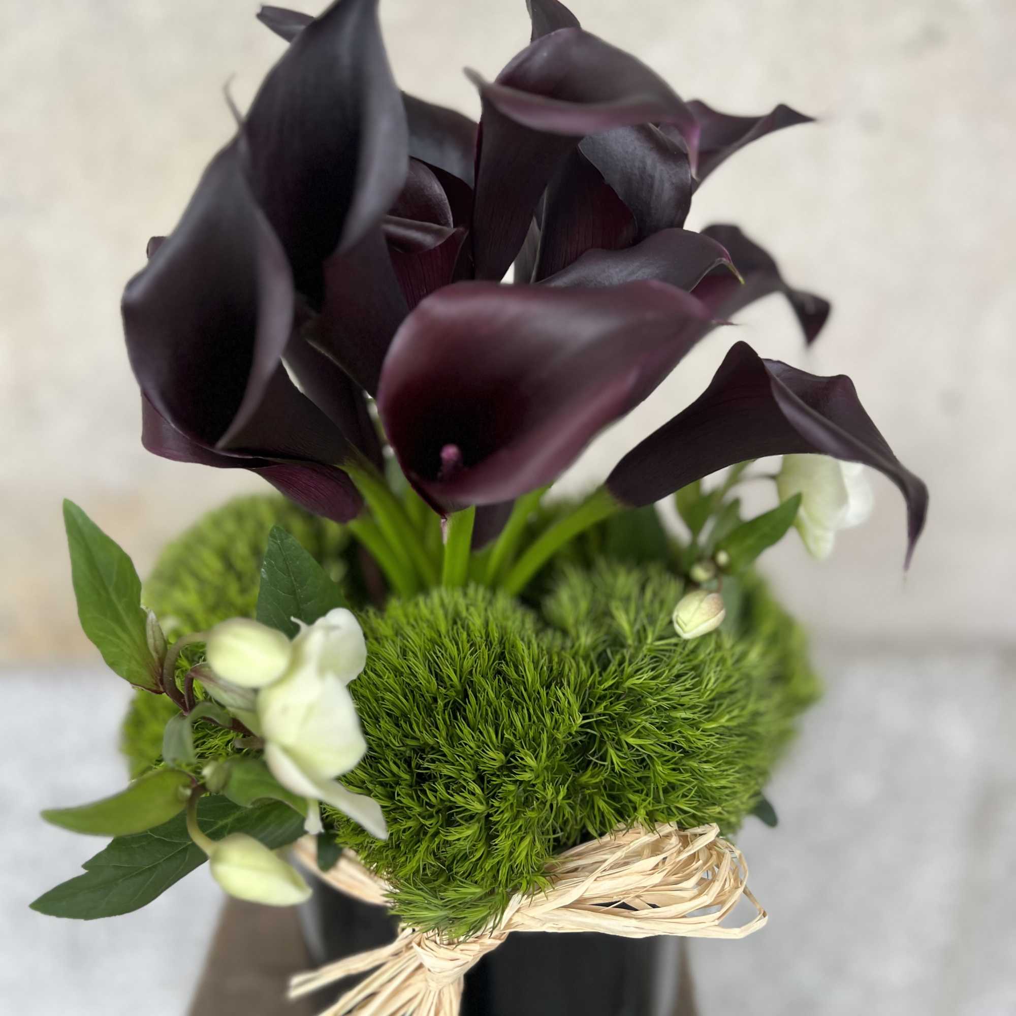 Clean, Elegant eggplant color calla lily's  that are the Ultimate in, photo 6 of 6