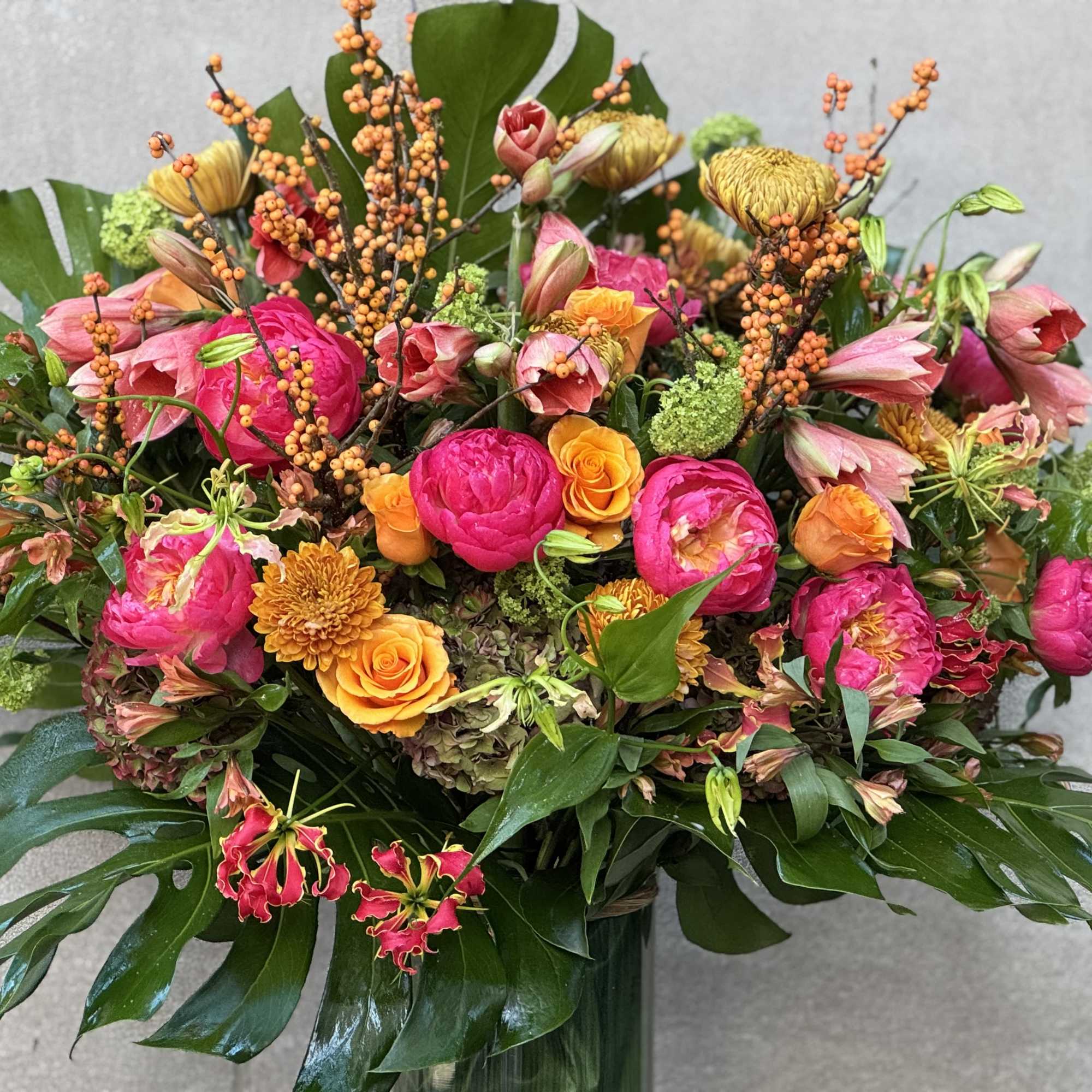 For the discerning connoisseur, this extravagant, seasonal assortment of coral charm peonies, photo 3 of 6