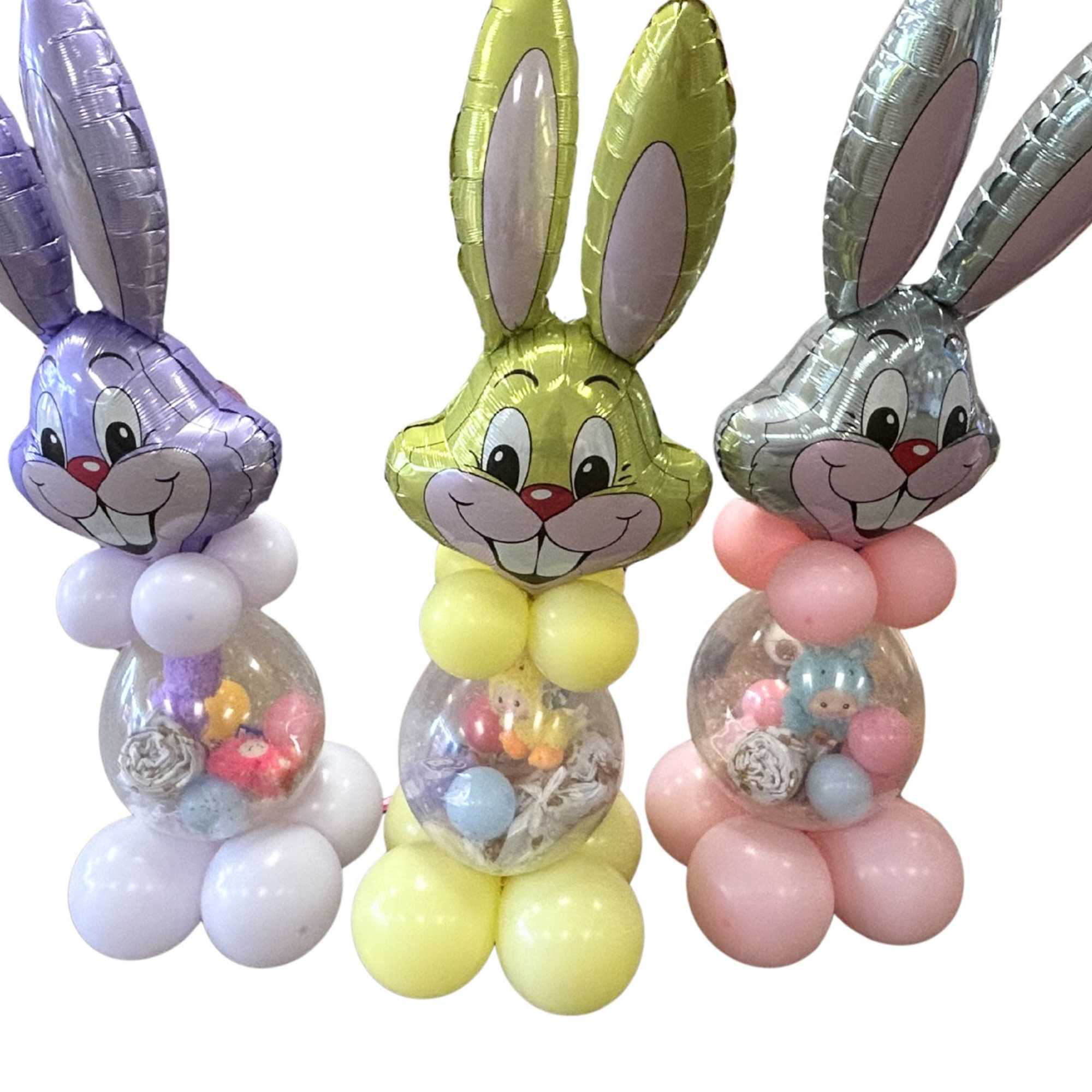Easter bunny Surprise Gift Balloon. 
Comes with assorted Gifts inside: Plushies, Smaller, photo 3 of 3