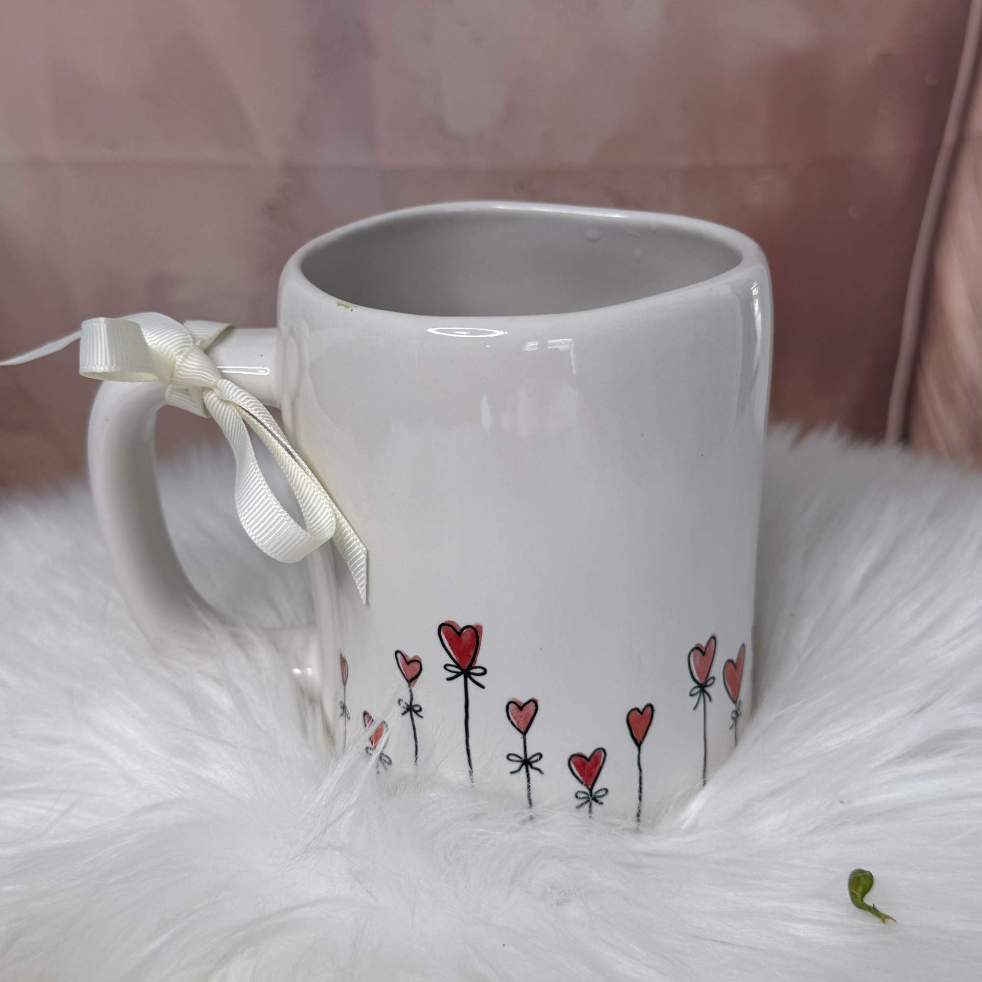  A romantic and delicate floral arrangement presented in a charming LOVE, photo 4 of 4