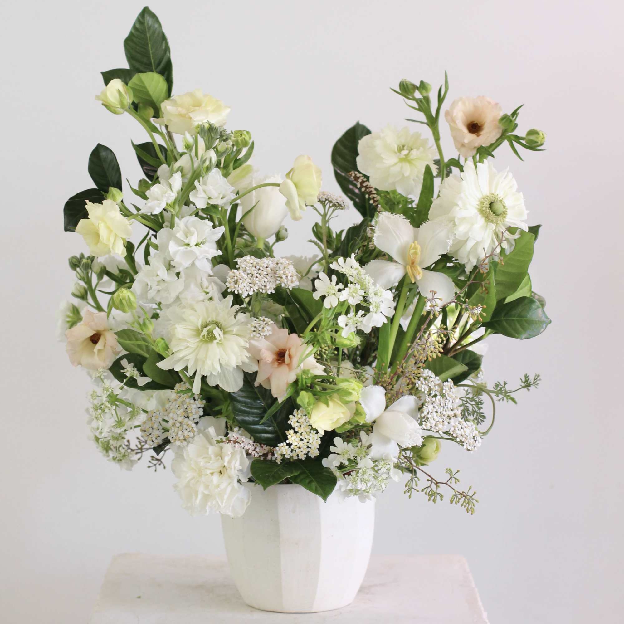 Welcome the effortless elegance and timeless beauty of our Modern Neutral Arrangement., photo 3 of 4