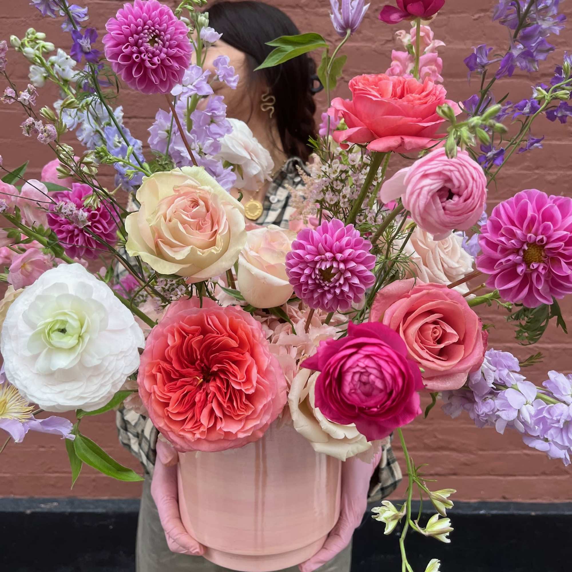 Custom arrangement &mdash; can be tailored to your color and style preferences.

A
