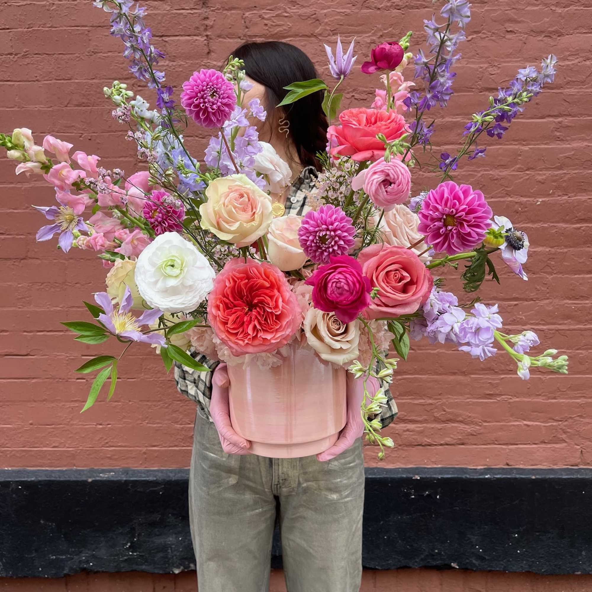 Custom arrangement &mdash; can be tailored to your color and style preferences.

A, photo 2 of 2