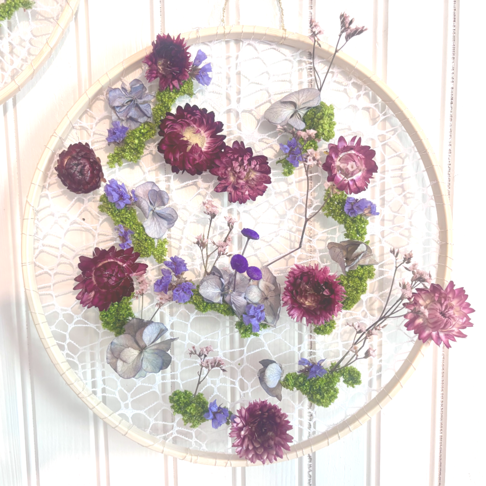 A modern take on traditional fiber art, this handcrafted piece weaves real, photo 4 of 6