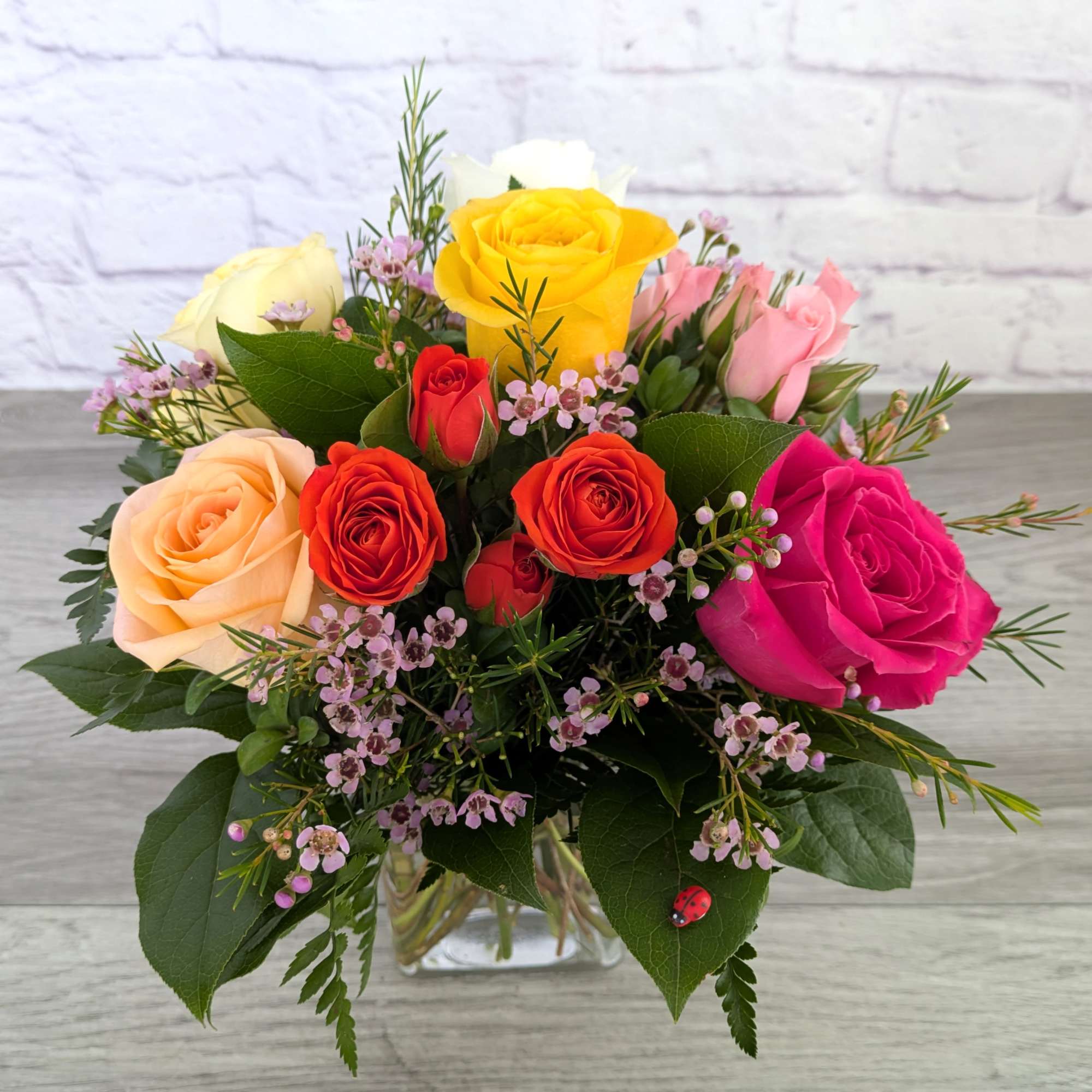 Pop of Confetti is A Ladybug Floral exclusive bouquet. This bouquet features