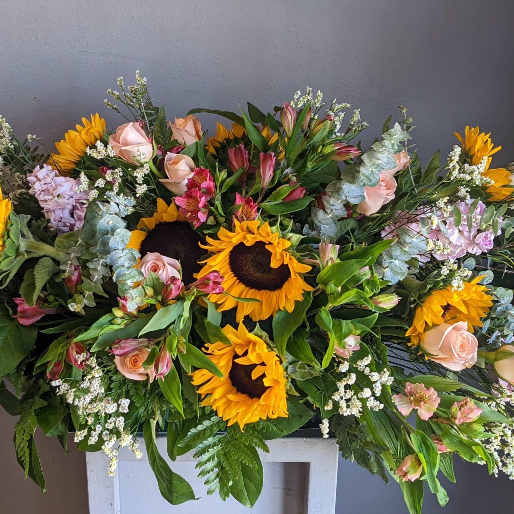 This is a lovely option for a funeral service or church. 