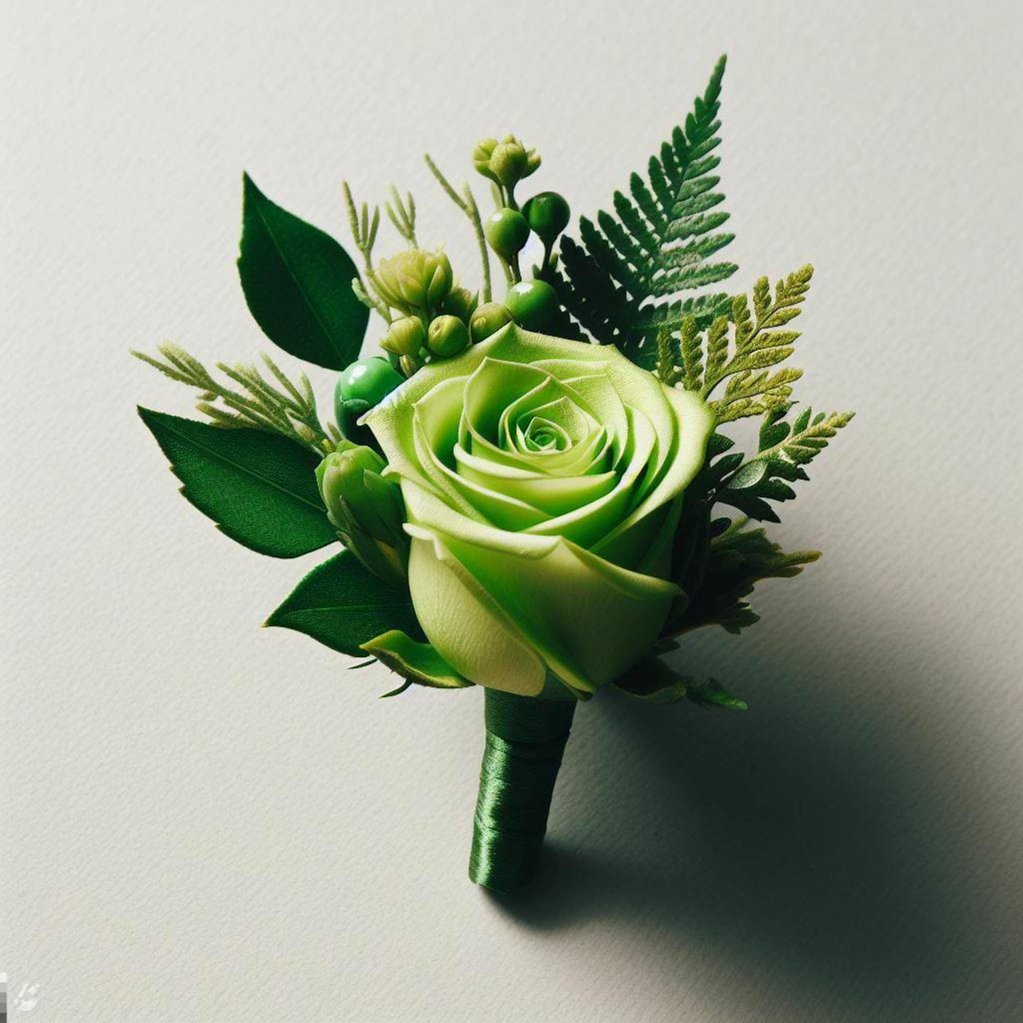 Elevate your special occasions with our stunning Jade Elegance Corsage. Perfect for, photo 2 of 2
