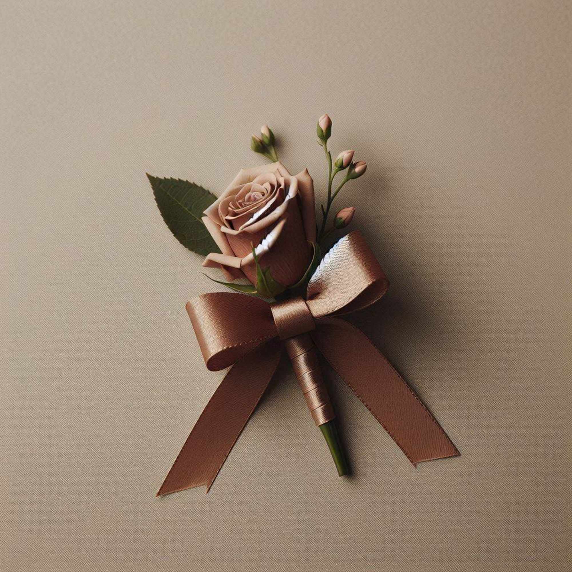 Indulge in the luxurious elegance of our Chocolate Decadence Wrist Corsage and, photo 2 of 2