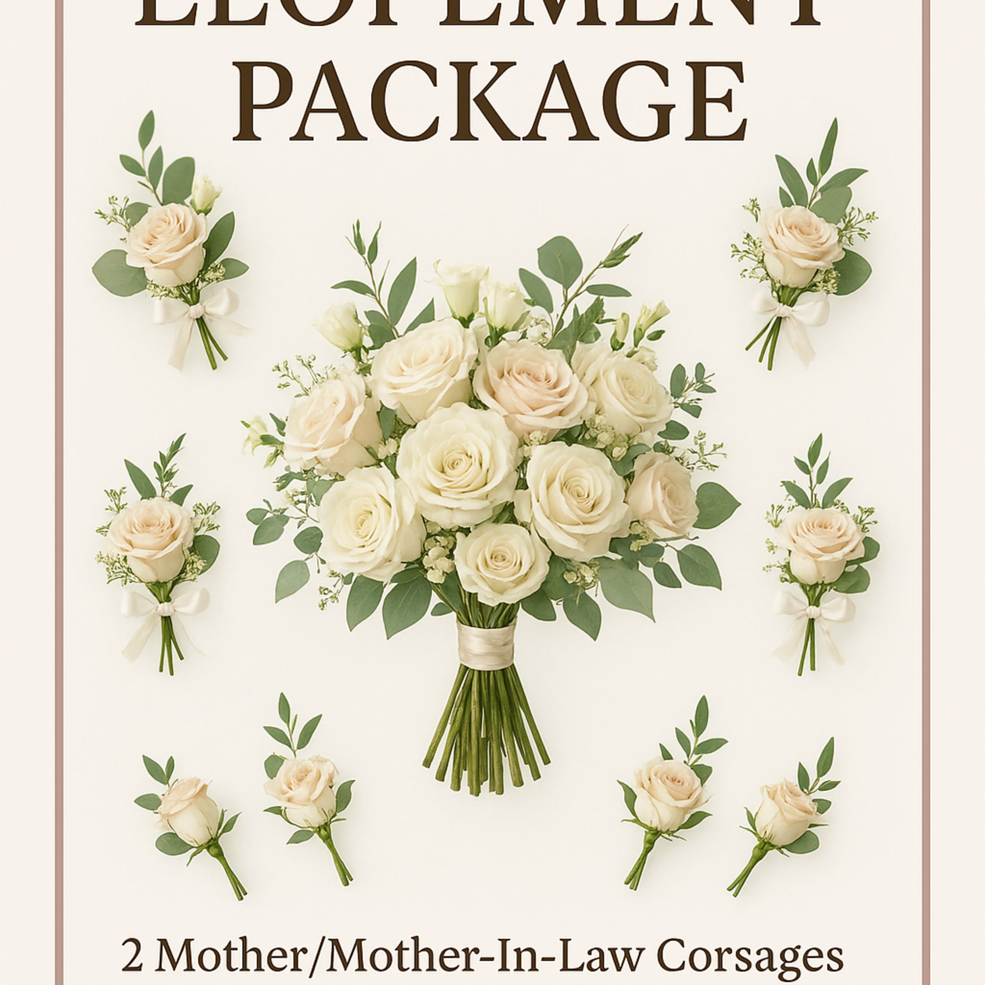 Elopement Floral Package &ndash; Beautiful, Ready to Go &amp; Delivered to You
Perfect, photo 2 of 2