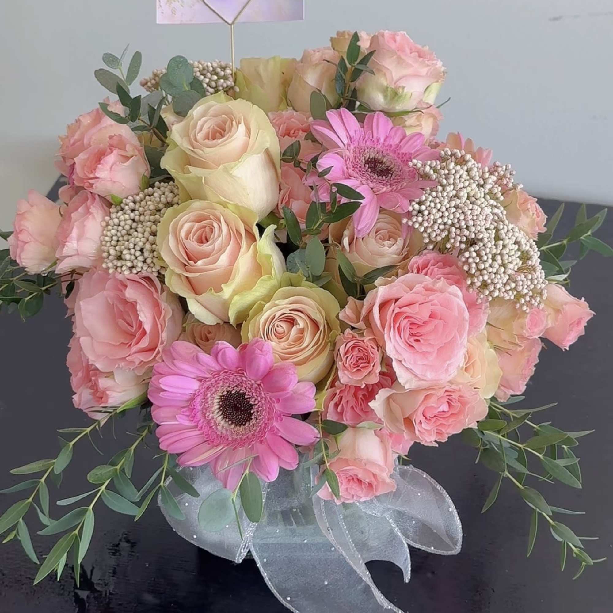 A soft and feminine way to spread cheer! Whether sending best wishes