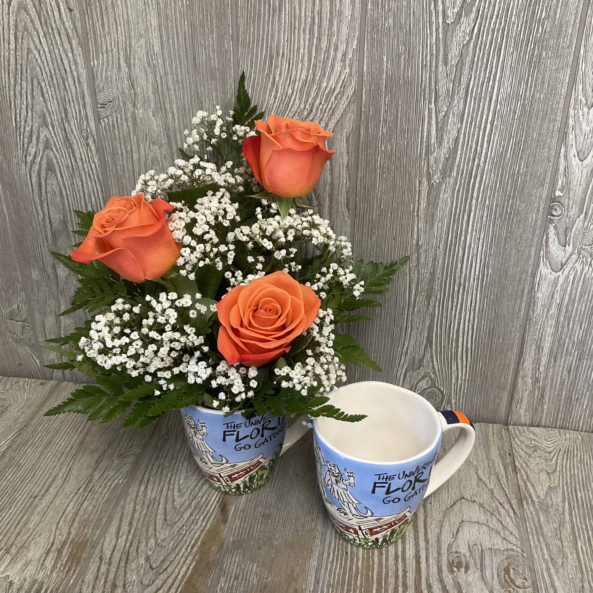 Roses in a artwork Gator mug