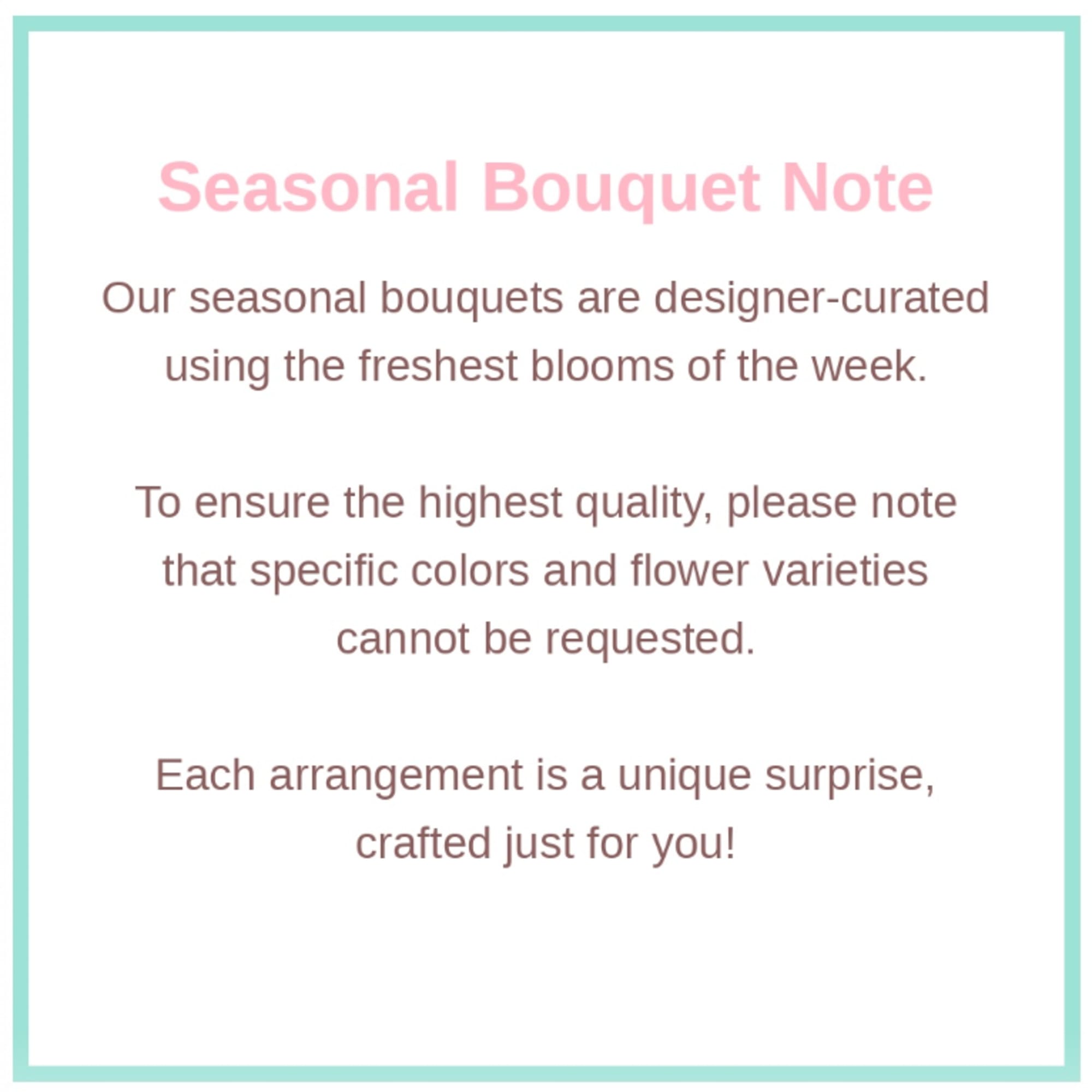 Each of our Seasonal Arrangements is a reflection of the moment. We, photo 2 of 2