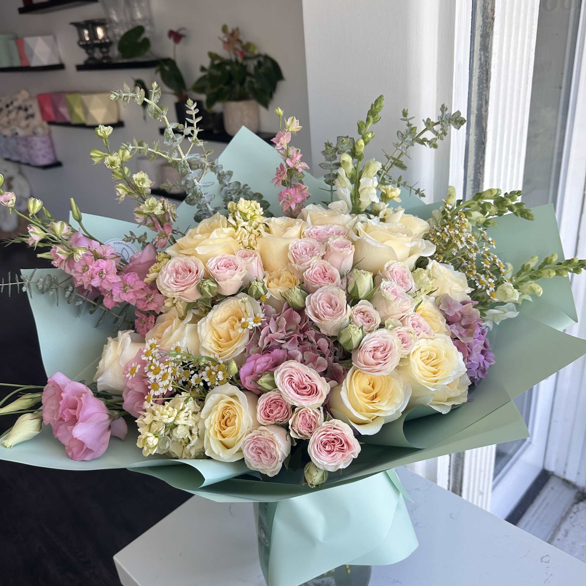Designer will create a special bouquet for your recipient. Feel free to