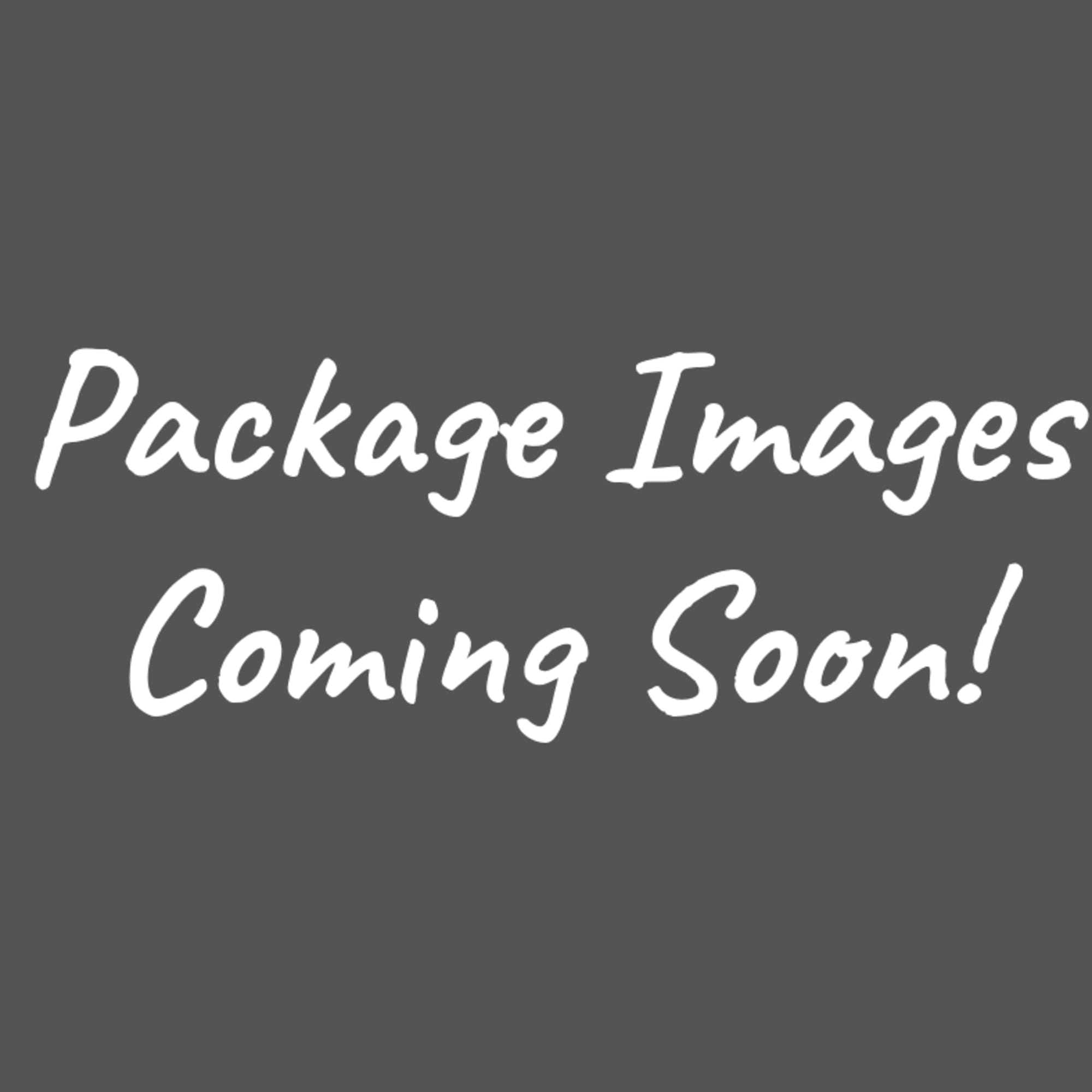 Gray placeholder screen with the text "Package Images Coming Soon!"