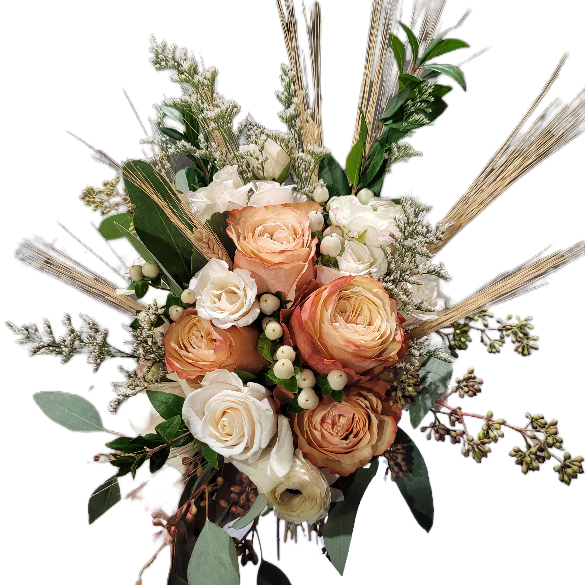 Small handheld bouquet. Perfect for Prom or a Bridesmaid. Manicured perfectly and