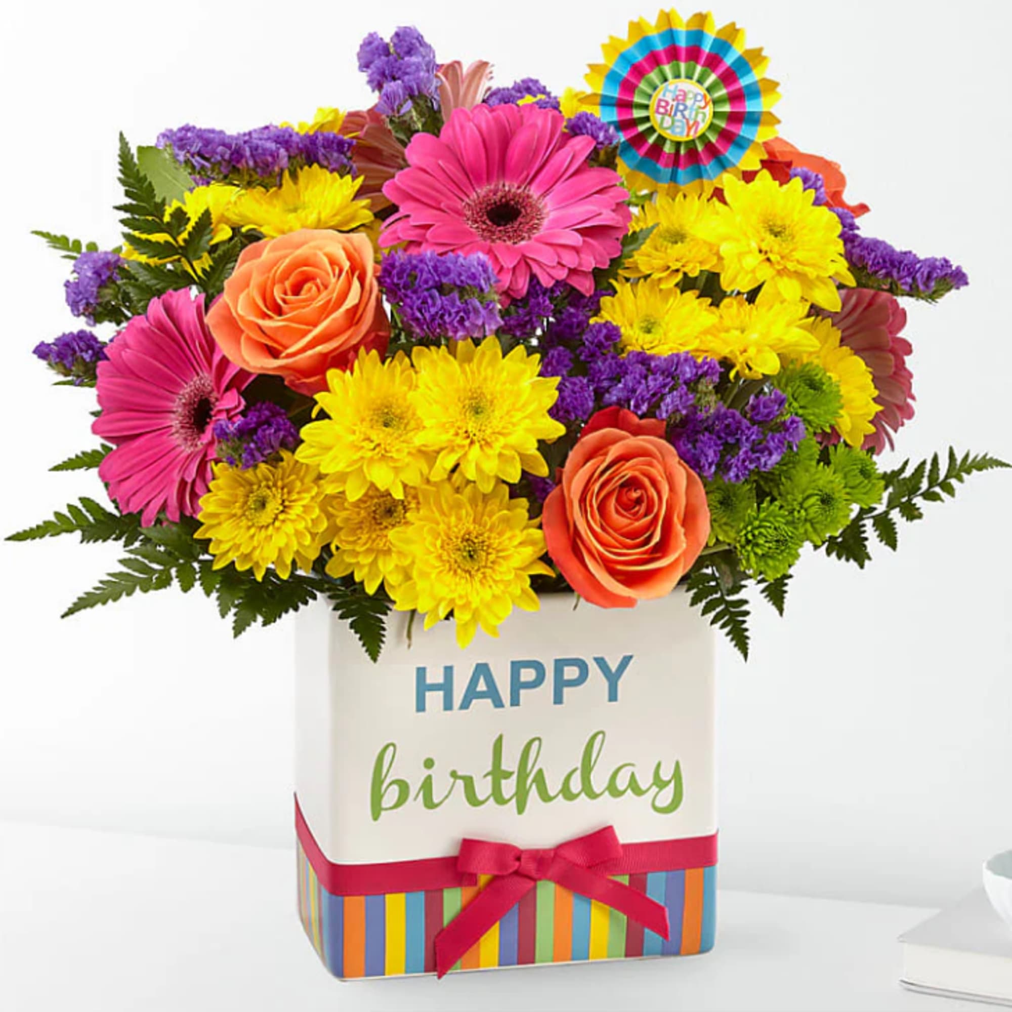 The Birthday Brights Bouquet is a true celebration of color and life